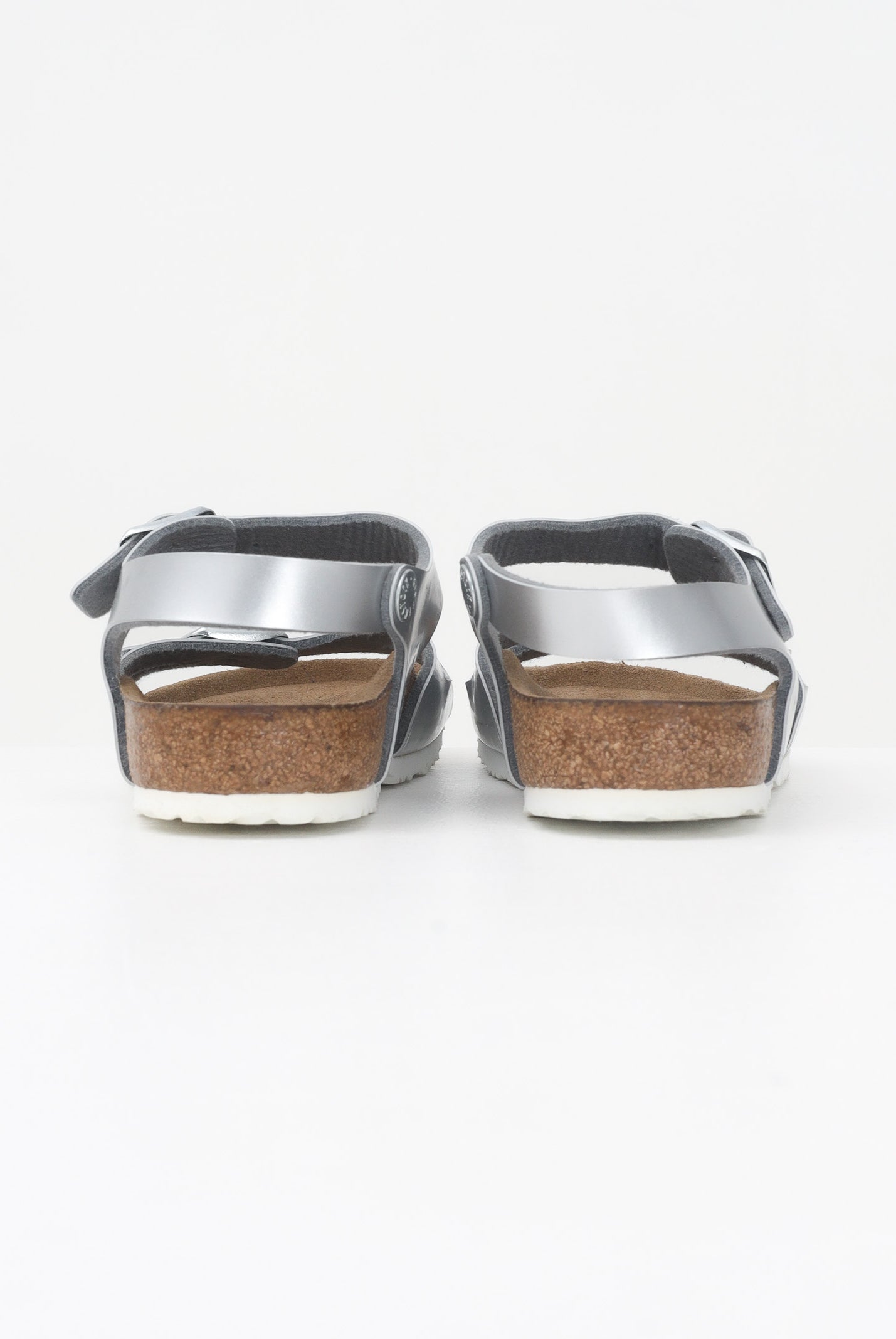 BIRKENSTOCK Sandalo Rio Kids argento da bambina 1012518 . BIRKENSTOCK