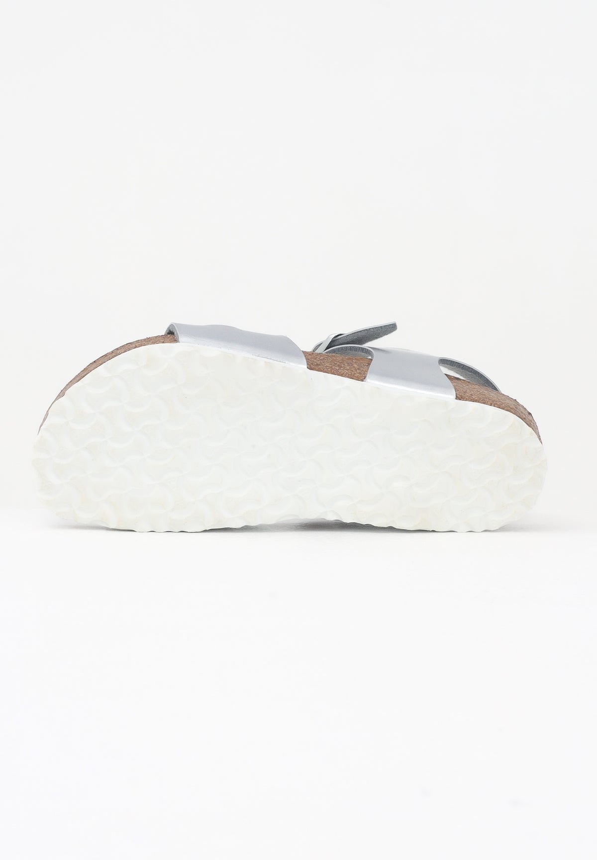 BIRKENSTOCK Sandalo Rio Kids argento da bambina 1012518 . BIRKENSTOCK