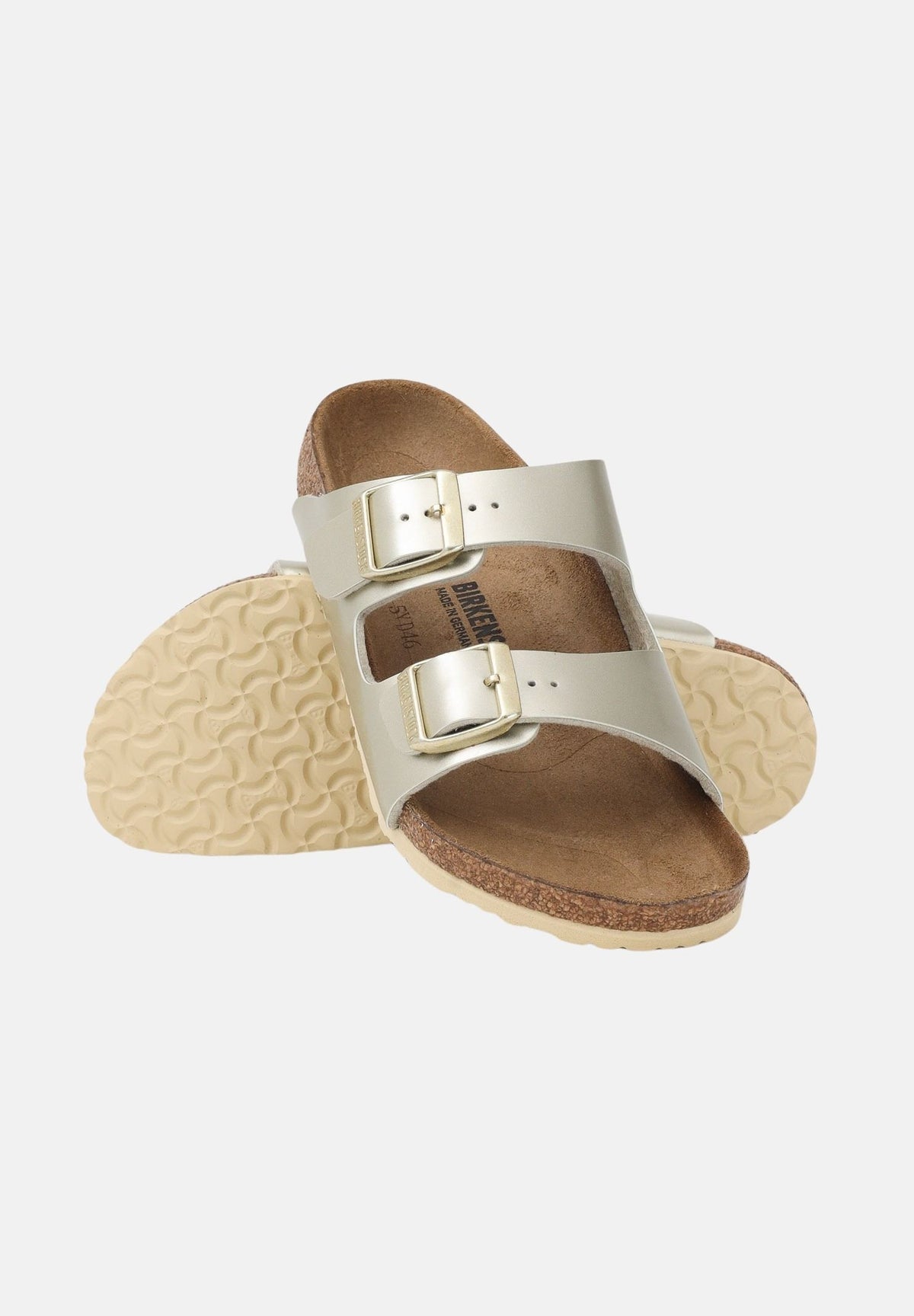 BIRKENSTOCK Ciabatte Arizona oro da bambina 1014841J . BIRKENSTOCK