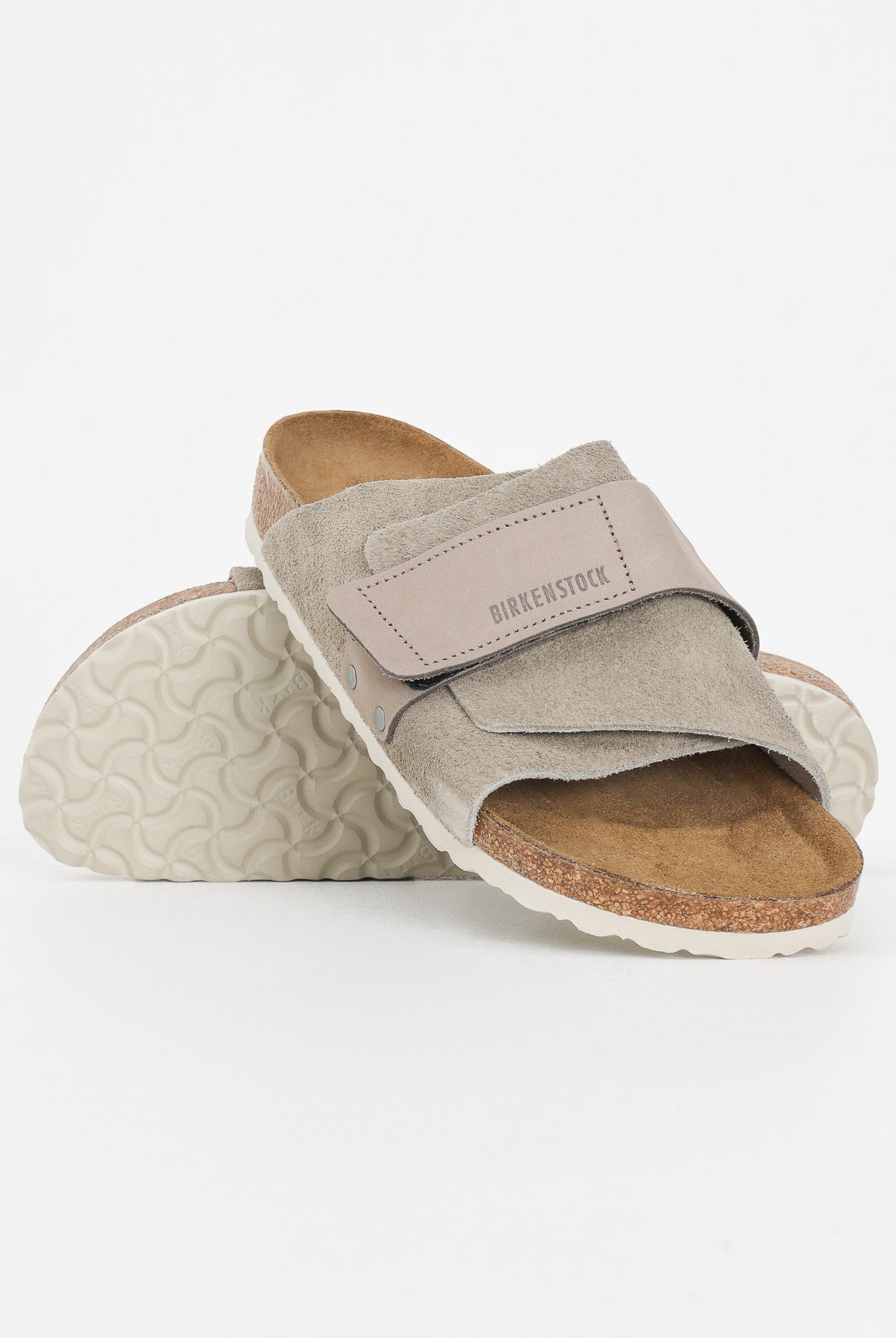 BIRKENSTOCK Ciabatte Kyoto tortora da uomo 1015573 . BIRKENSTOCK