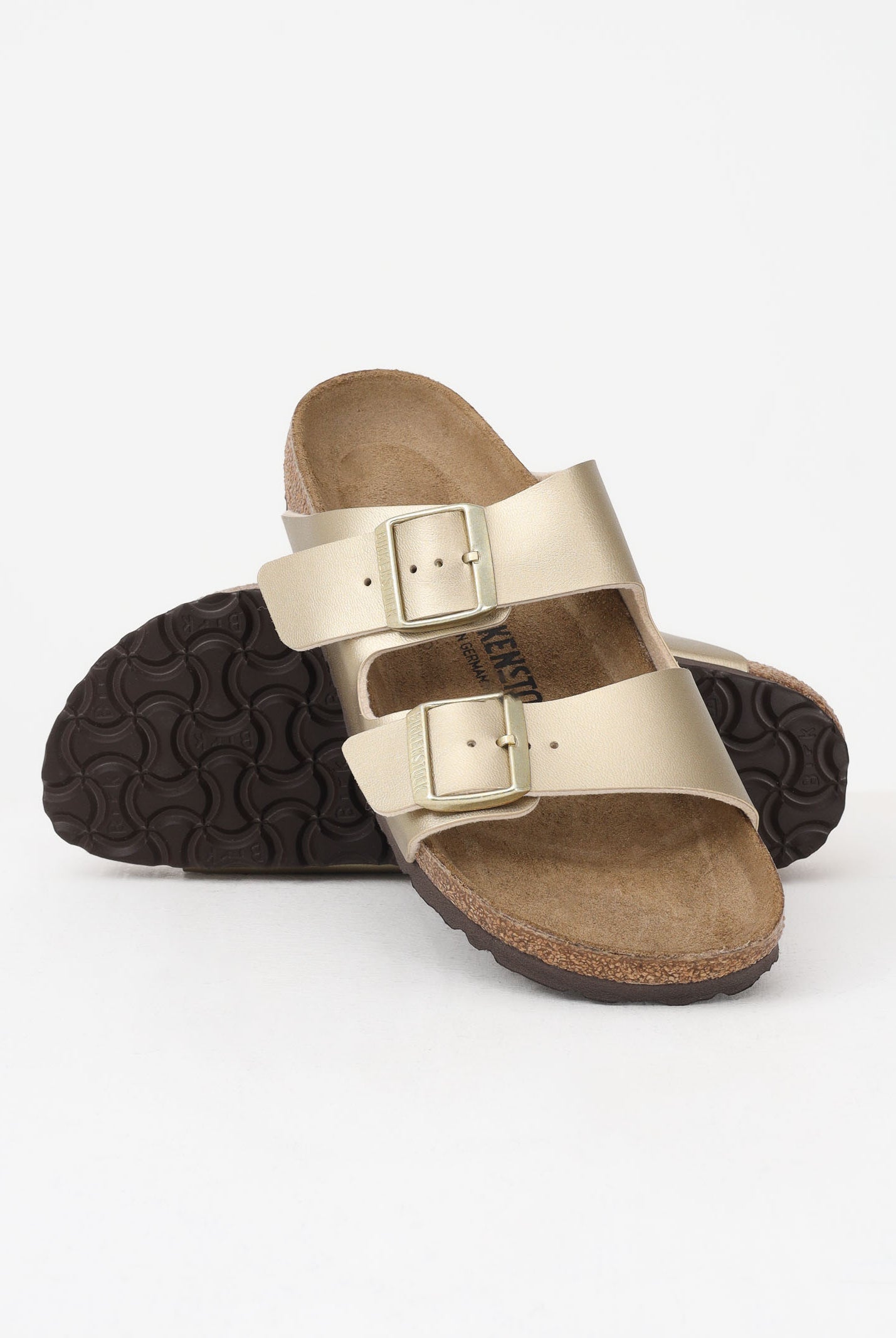 BIRKENSTOCK Ciabatte Arizona oro da donna 1016111 . BIRKENSTOCK