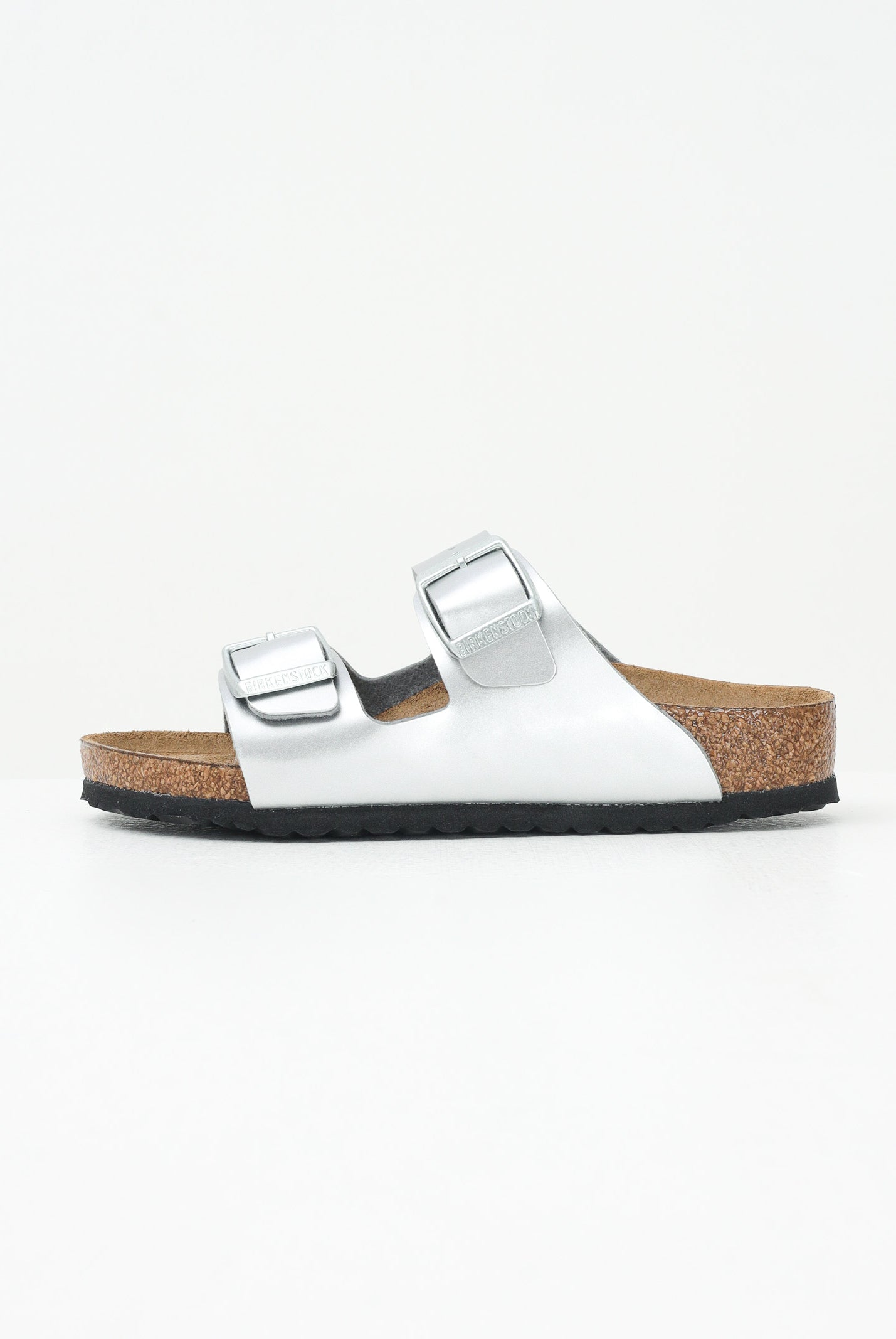BIRKENSTOCK Ciabatte Arizona argento da bambina 1019400 . BIRKENSTOCK