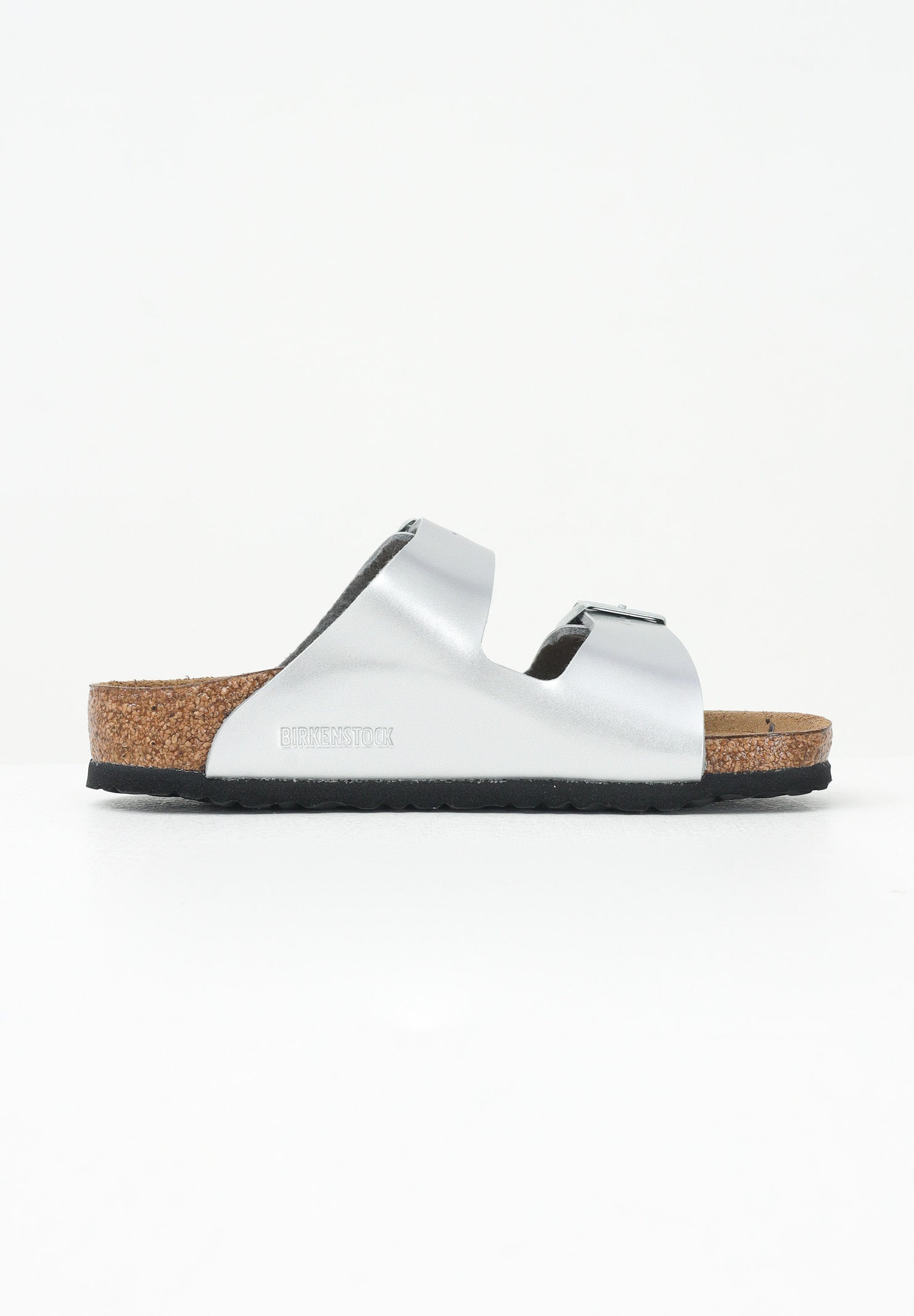 BIRKENSTOCK Ciabatte Arizona argento da bambina 1019400 . BIRKENSTOCK