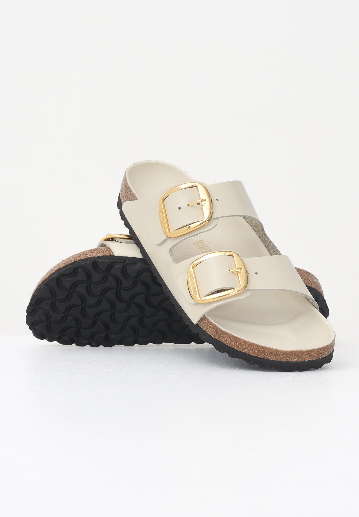 BIRKENSTOCK Ciabatte Arizona Big Buckle avorio da donna 1026128 . BIRKENSTOCK