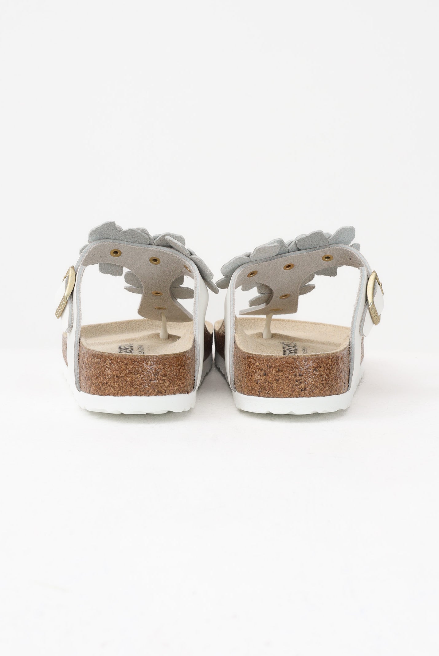 BIRKENSTOCK Infradito Gizeh Flower Embellishment bianchi da donna 1026686 . BIRKENSTOCK