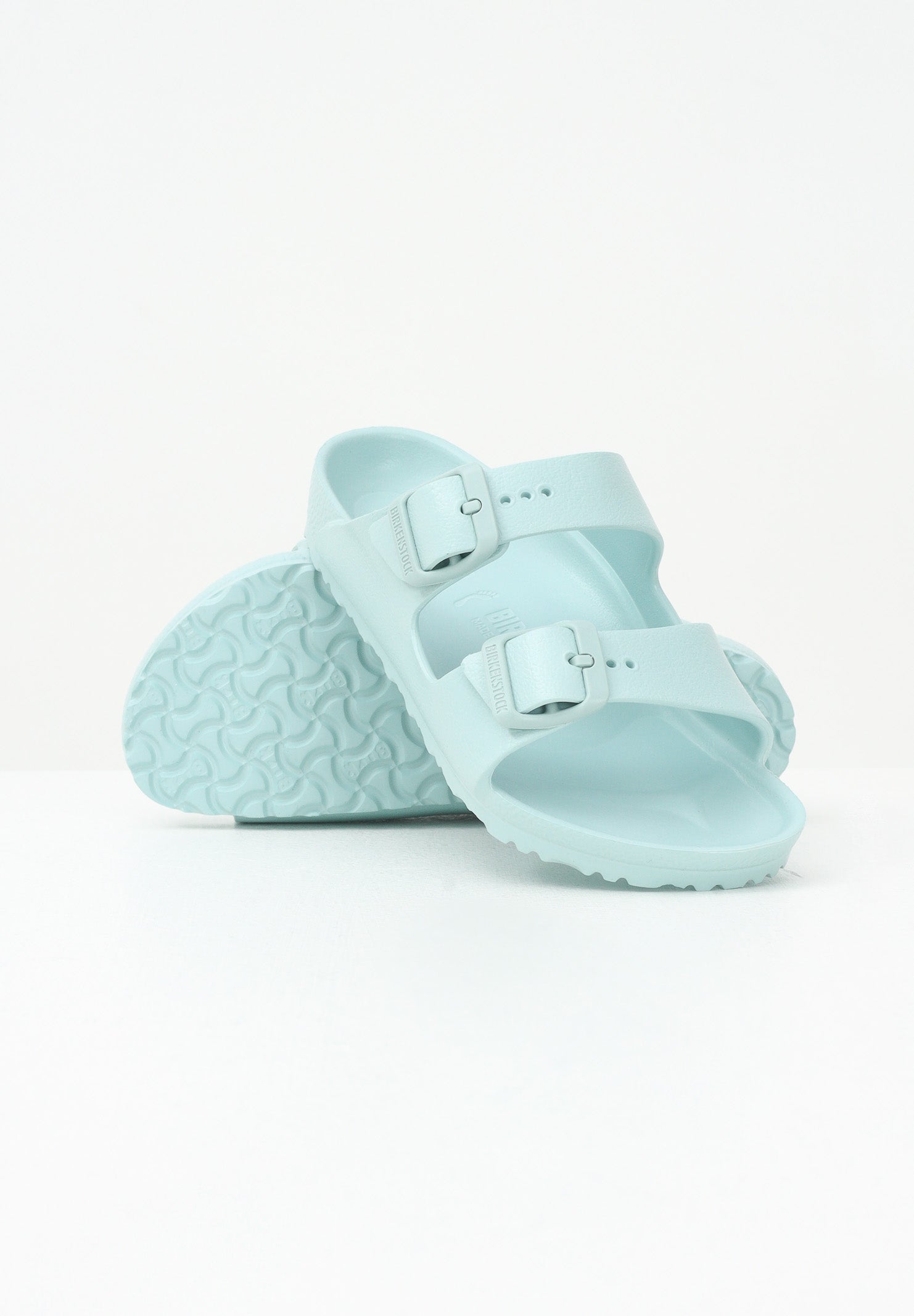 BIRKENSTOCK Ciabatte Arizona EVA verde acqua per bambino e bambina 1026753 . BIRKENSTOCK