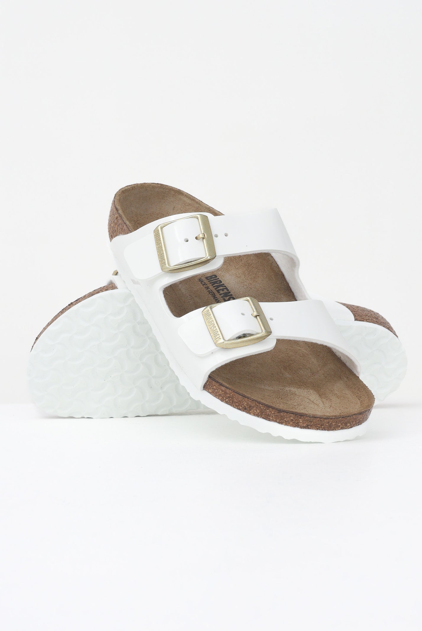 BIRKENSTOCK Ciabatte Arizona bianche per bambino e bambina 1027150 . BIRKENSTOCK