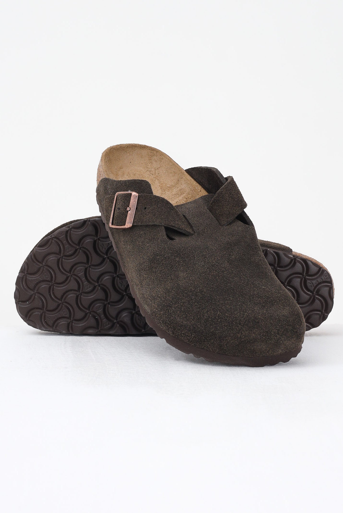 BIRKENSTOCK Ciabatte Boston marroni per uomo e donna 1027460 . BIRKENSTOCK