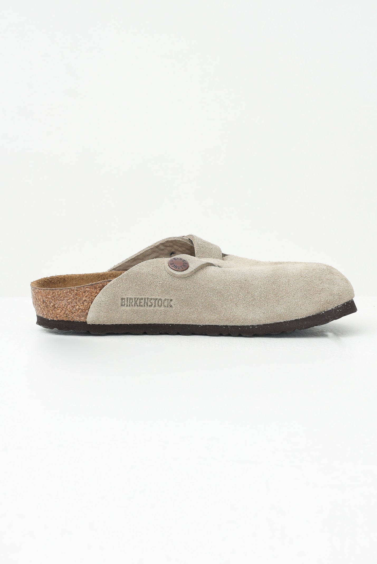 BIRKENSTOCK Ciabatte Boston taupe per bambino e bambina 1027875 . BIRKENSTOCK