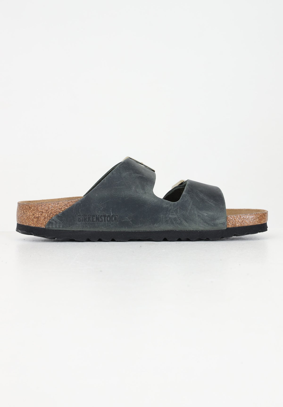 BIRKENSTOCK Ciabatte Arizona verde oliva per uomo e donna in pelle oliata 1028030 . BIRKENSTOCK