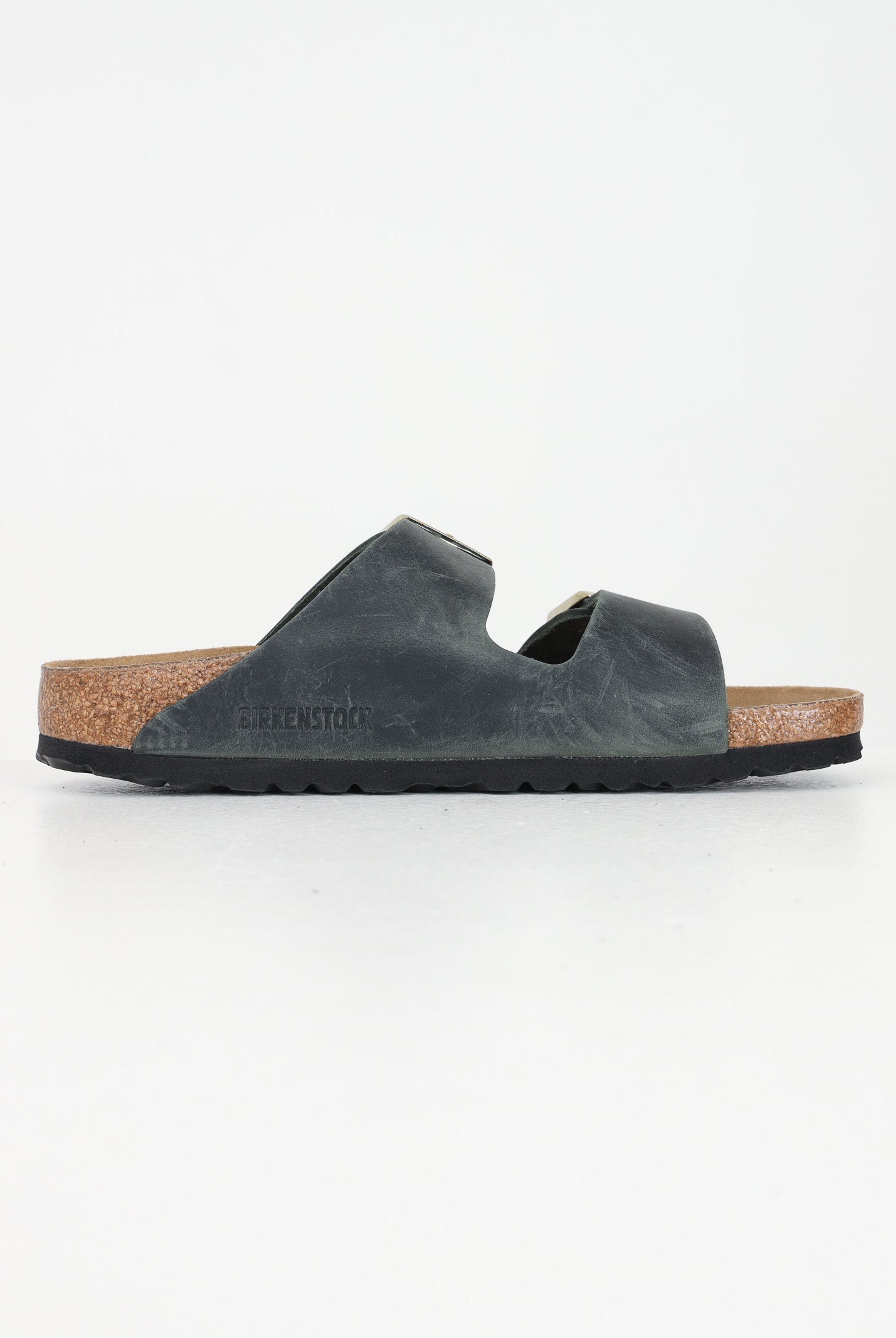 BIRKENSTOCK Ciabatte Arizona verde oliva per uomo e donna in pelle oliata 1028030 . BIRKENSTOCK