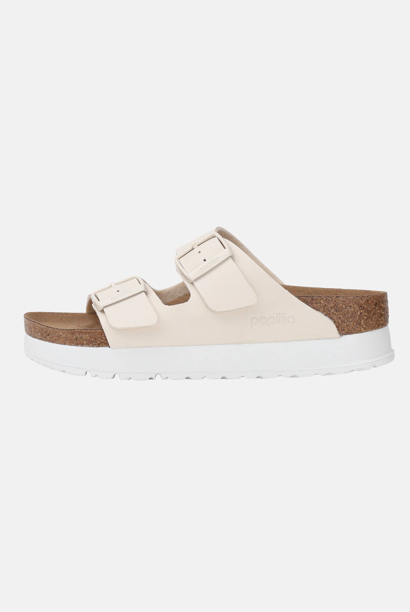 BIRKENSTOCK Ciabatte Arizona PAP Flex Platform panna da donna 1029127 . BIRKENSTOCK