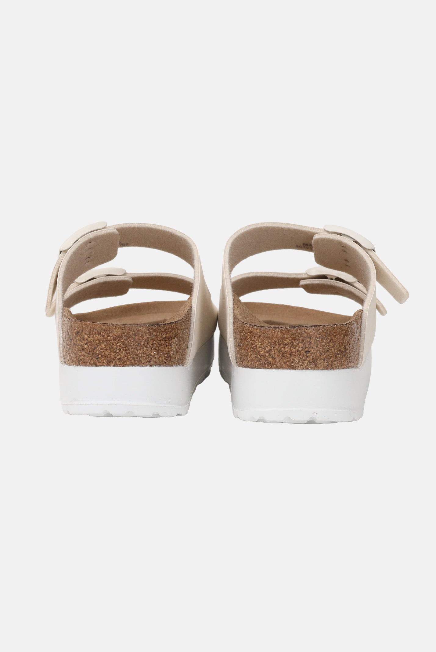 BIRKENSTOCK Ciabatte Arizona PAP Flex Platform panna da donna 1029127 . BIRKENSTOCK