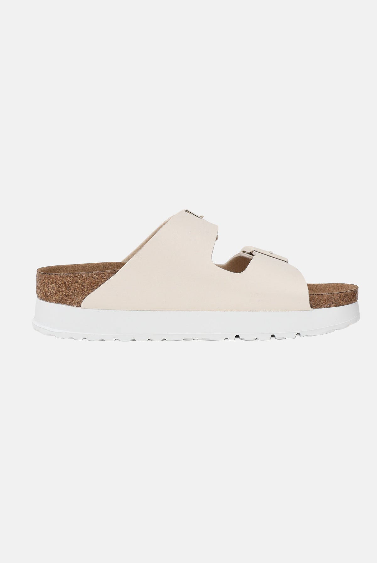 BIRKENSTOCK Ciabatte Arizona PAP Flex Platform panna da donna 1029127 . BIRKENSTOCK