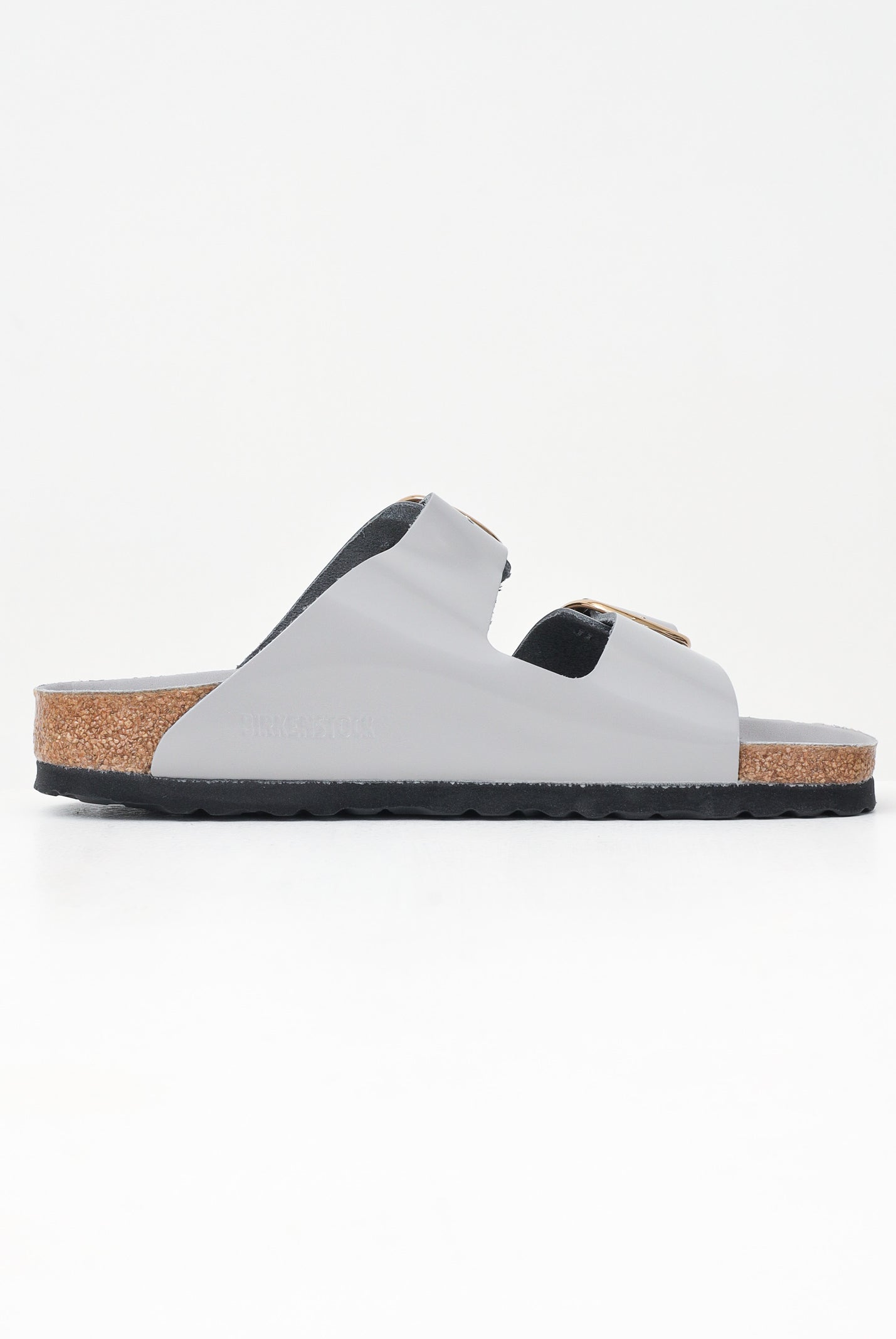 BIRKENSTOCK Ciabatte Arizona Big Buckle grigie da donna 1029391 . BIRKENSTOCK