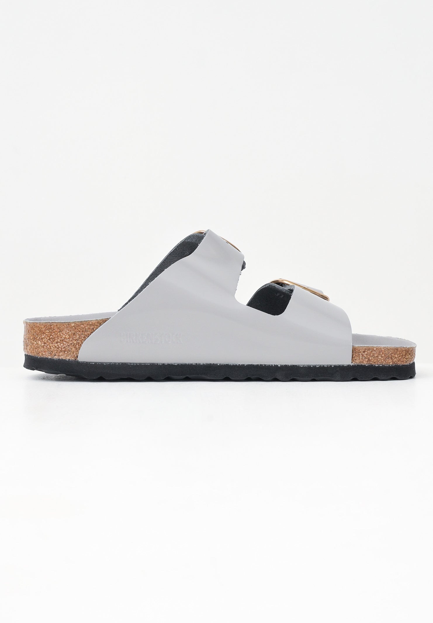 BIRKENSTOCK Ciabatte Arizona Big Buckle grigie da donna 1029391 . BIRKENSTOCK
