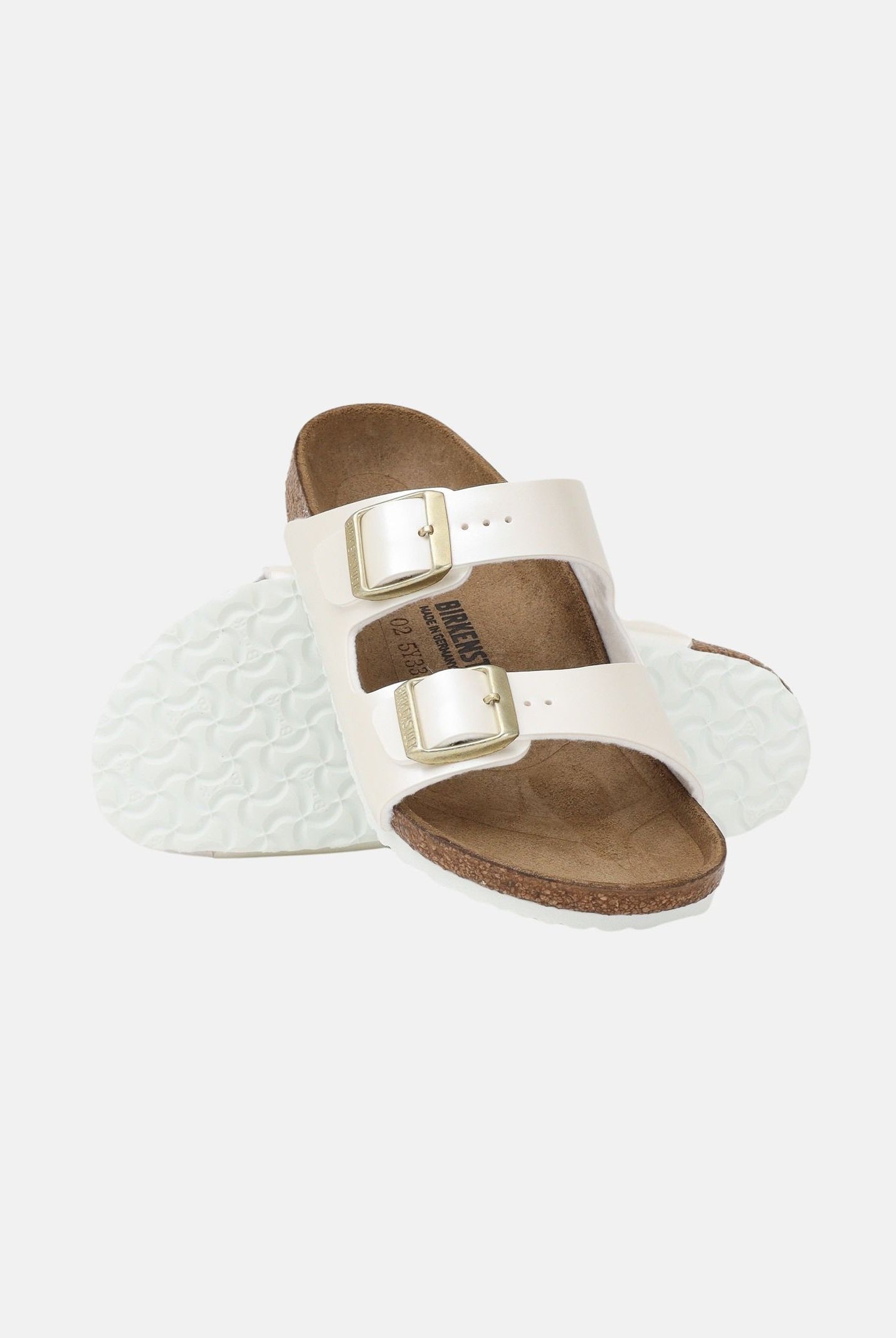 BIRKENSTOCK Ciabatte Arizona bianco perla da bambina 1029456J . BIRKENSTOCK