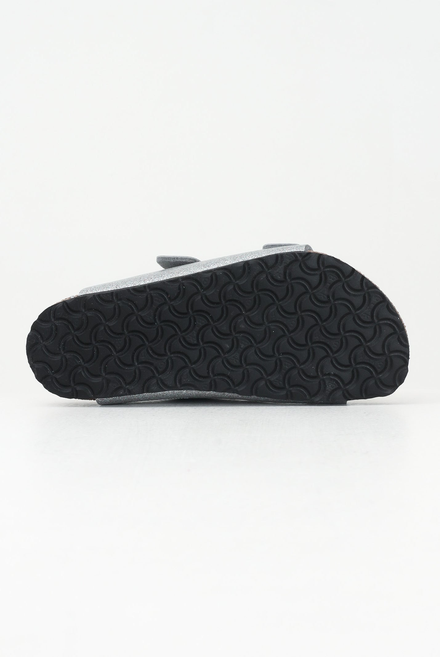 BIRKENSTOCK Ciabatte Arizona argento da bambina con glitter 1029468 . BIRKENSTOCK