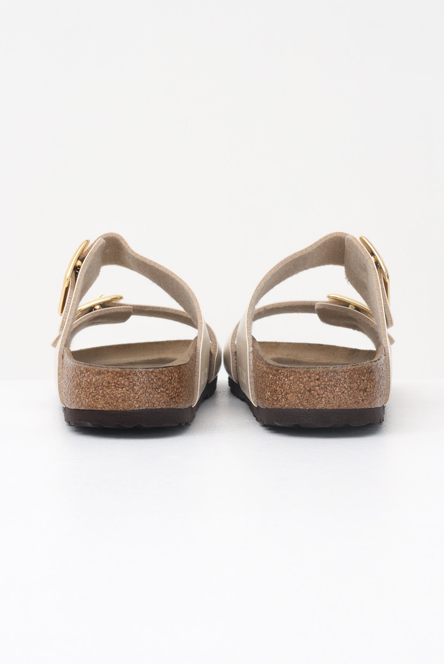 BIRKENSTOCK Ciabatte Sydney Cushion Buckle bianche da donna 1029492 . BIRKENSTOCK