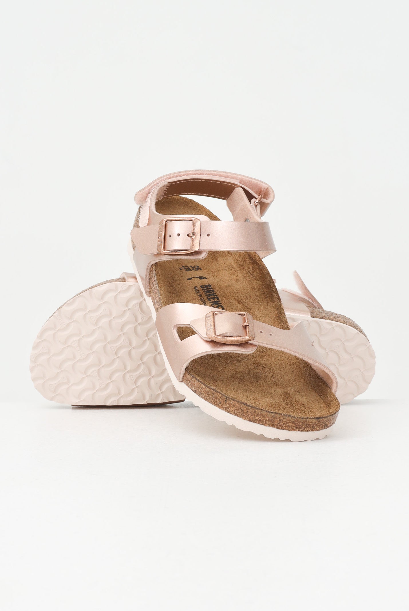 BIRKENSTOCK Sandali Rio AS rosa gold da bambina 1029535 . BIRKENSTOCK