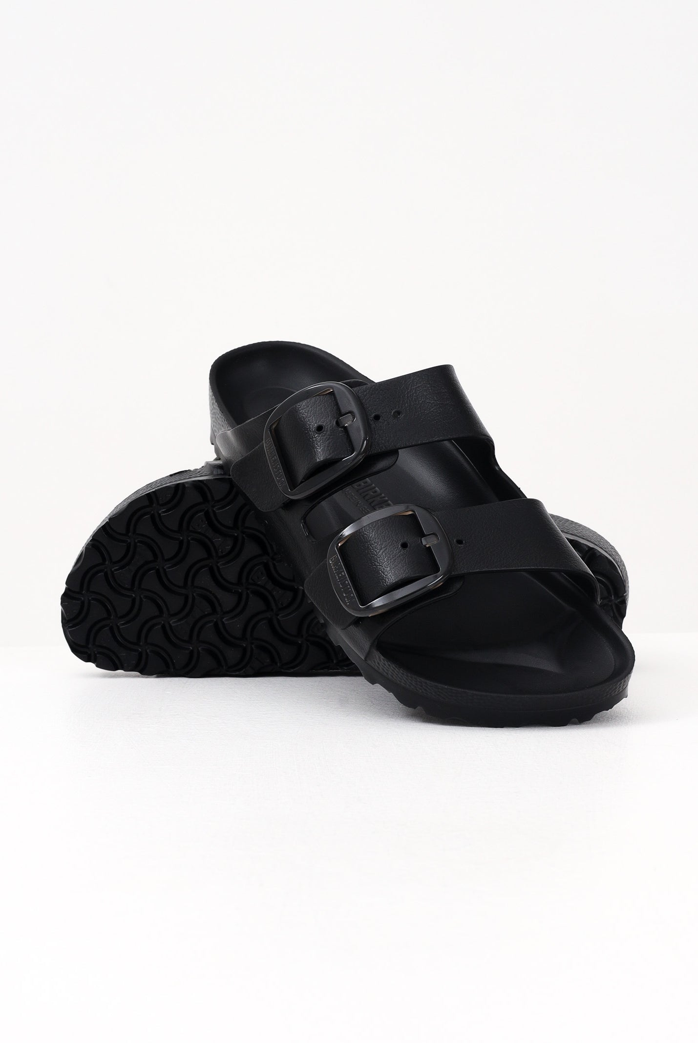 BIRKENSTOCK Ciabatte Arizona Big Buckle EVA nere per uomo e donna 1029641 . BIRKENSTOCK