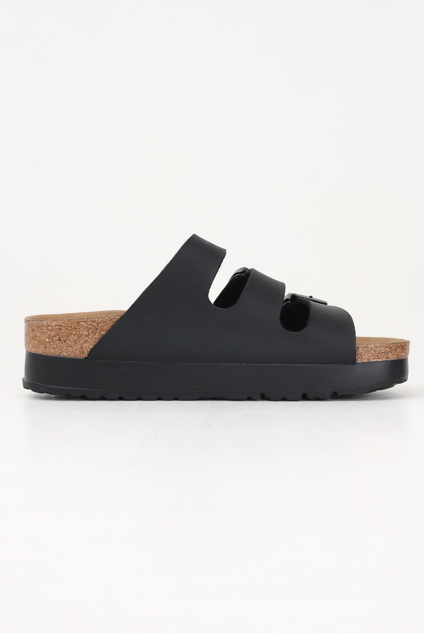 BIRKENSTOCK Ciabatte Florida Flex Platform nere da donna 1029737 . BIRKENSTOCK