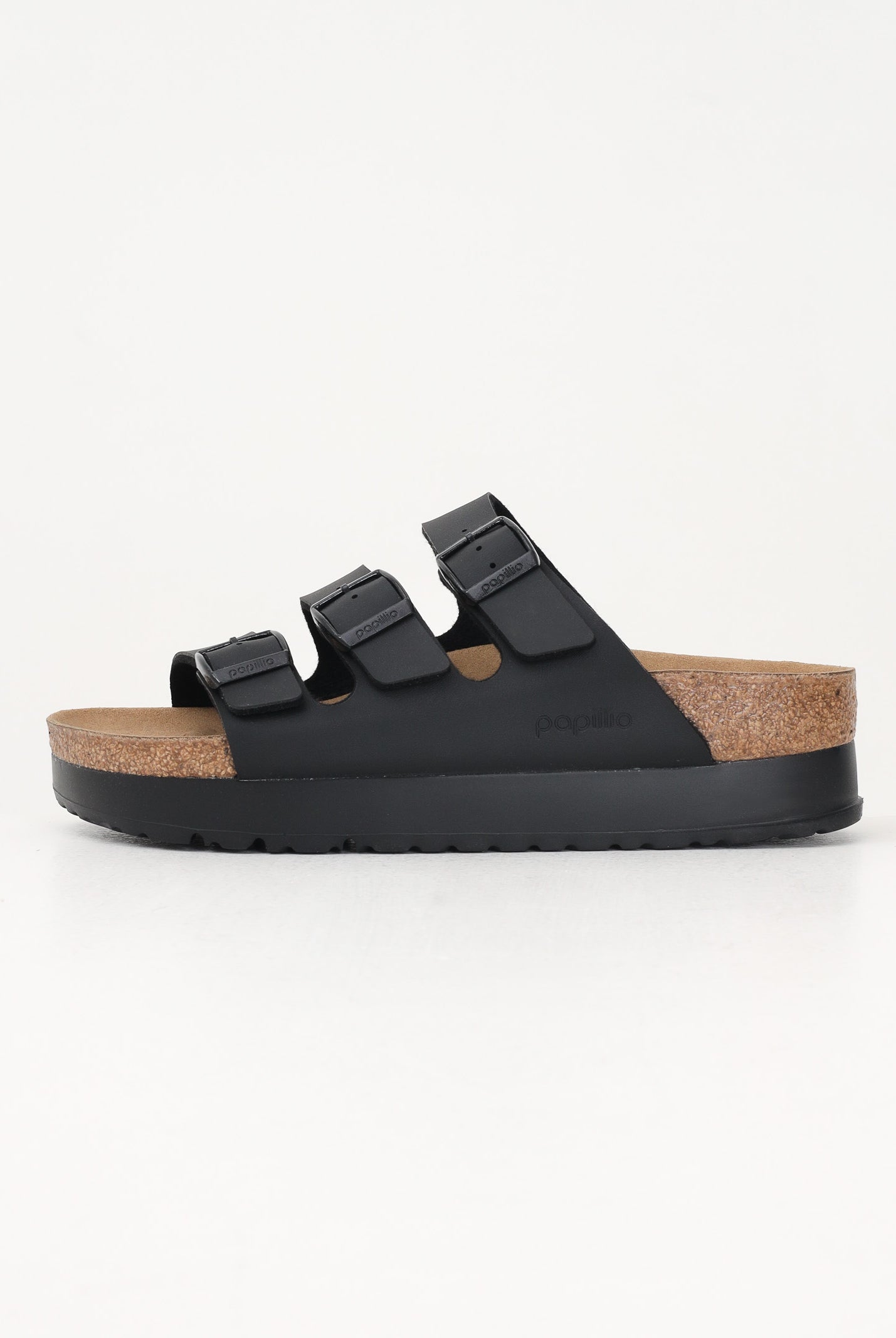 BIRKENSTOCK Ciabatte Florida Flex Platform nere da donna 1029737 . BIRKENSTOCK