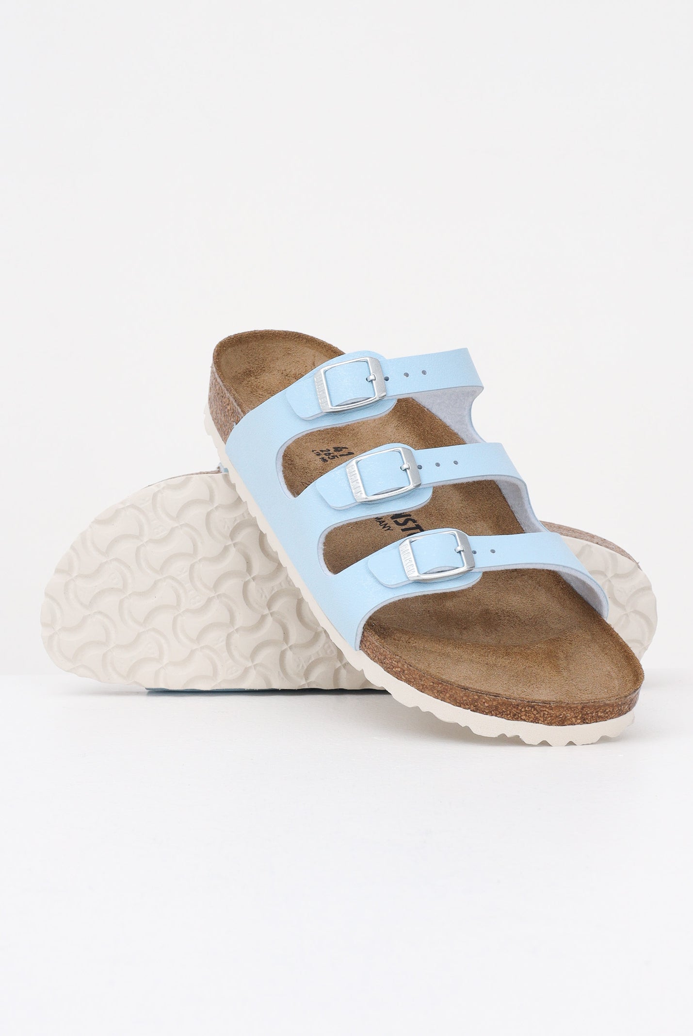 BIRKENSTOCK Ciabatte Florida Fresh azzurre da donna 1030146 . BIRKENSTOCK