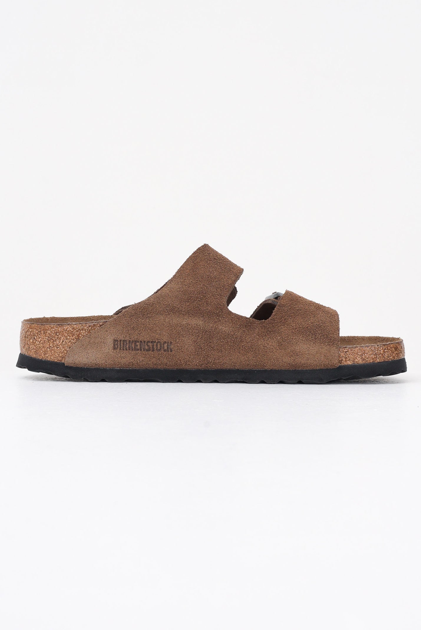 BIRKENSTOCK Ciabatte Arizona in pelle scamosciata marrone per uomo e donna 1030865 . BIRKENSTOCK