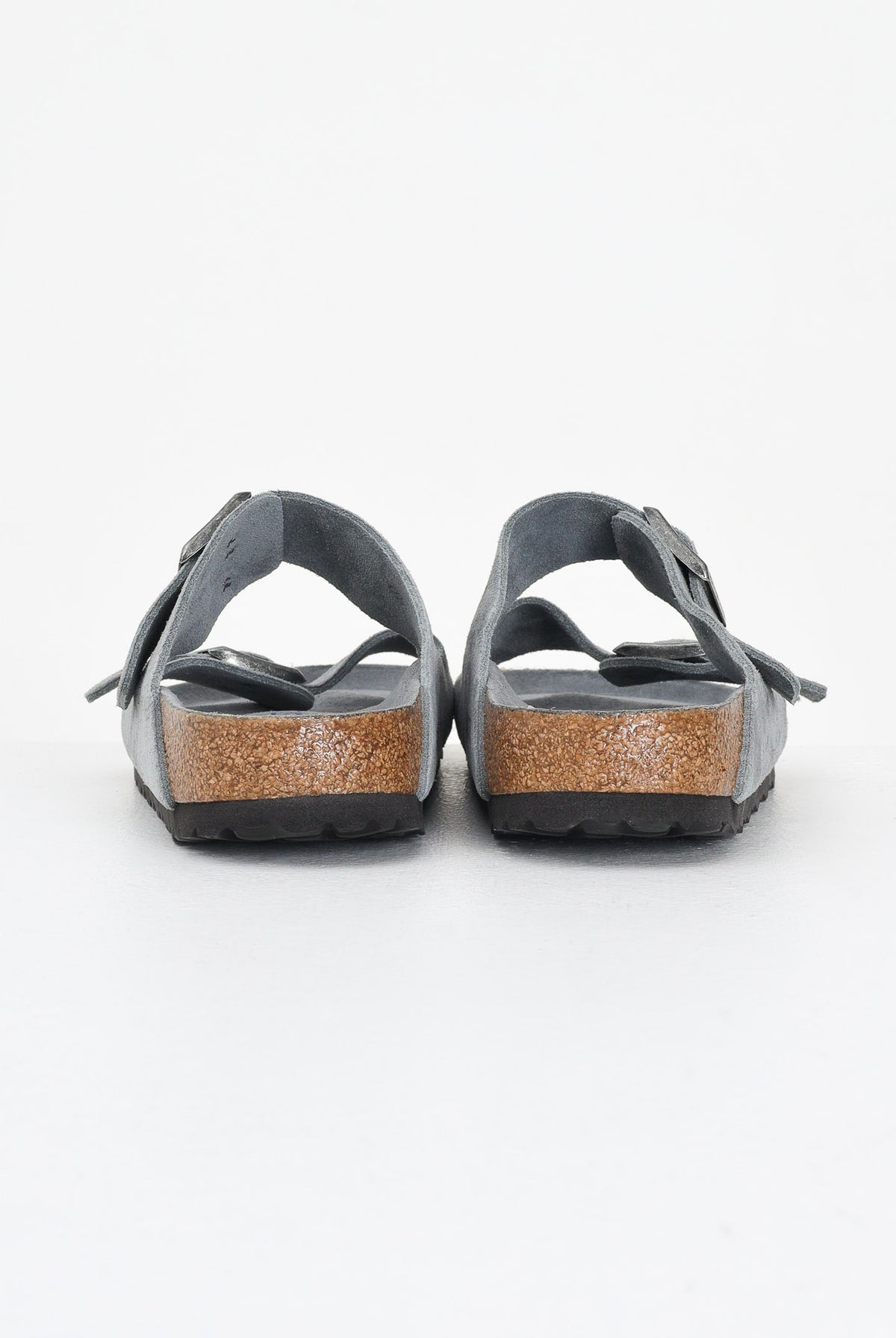 BIRKENSTOCK Ciabatte Arizona Suede grigio ardesia da uomo 1030912 . BIRKENSTOCK