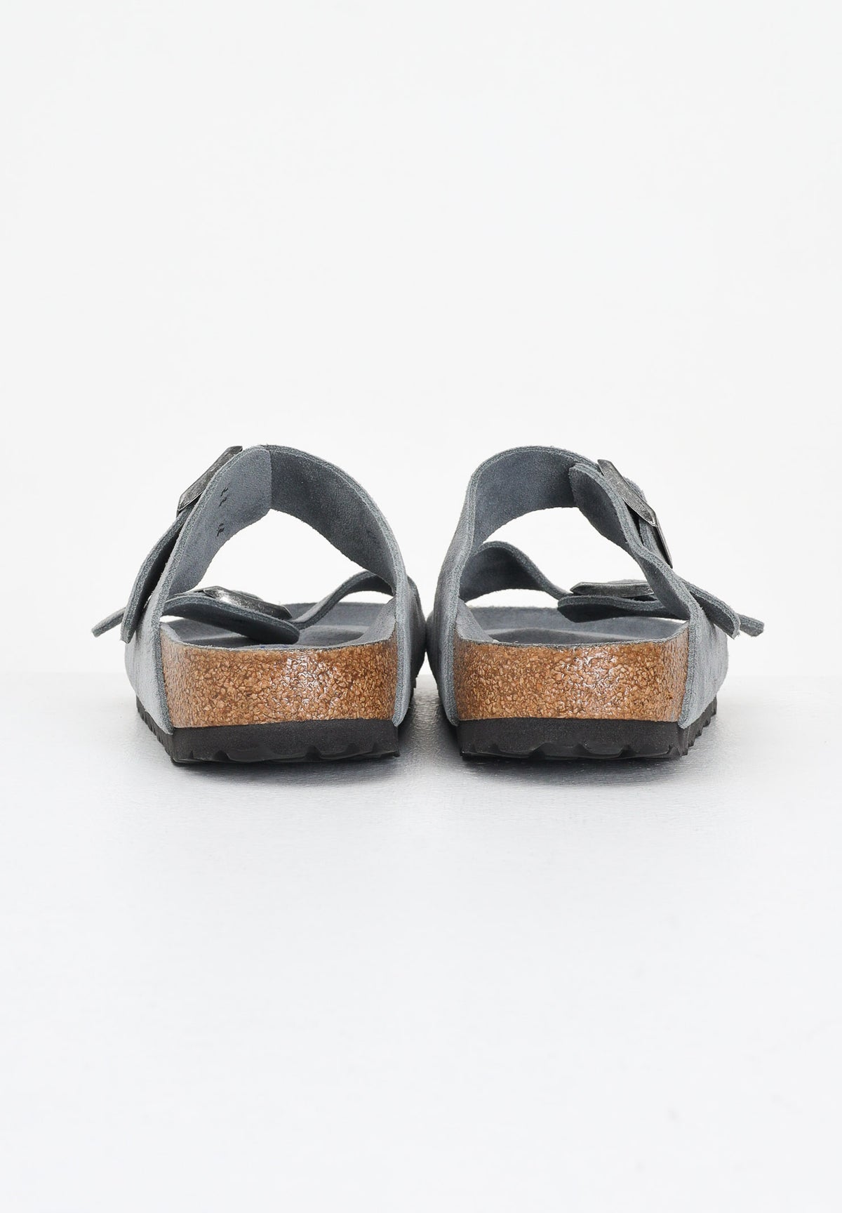 BIRKENSTOCK Ciabatte Arizona Suede grigio ardesia da uomo 1030912 . BIRKENSTOCK