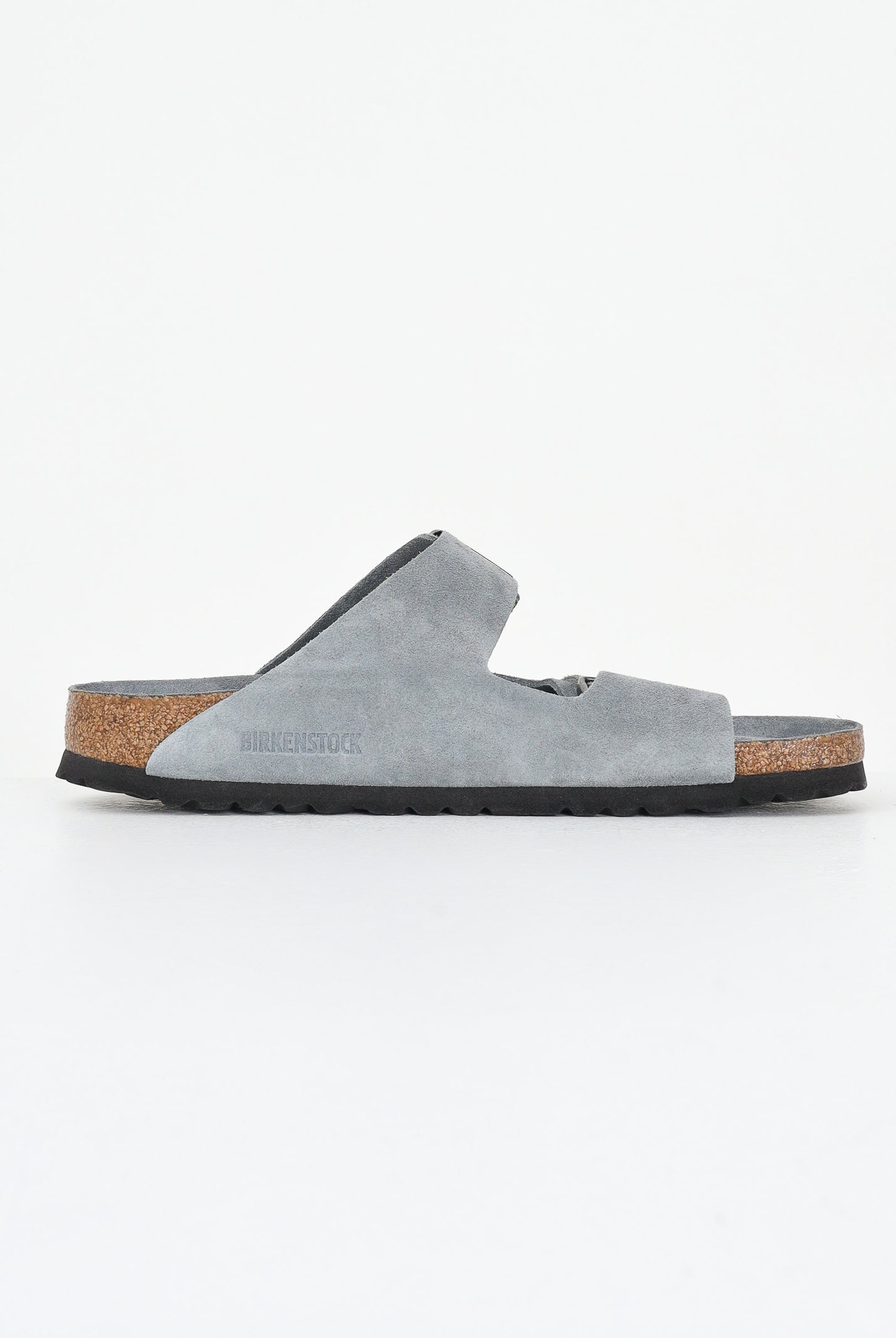 BIRKENSTOCK Ciabatte Arizona Suede grigio ardesia da uomo 1030912 . BIRKENSTOCK