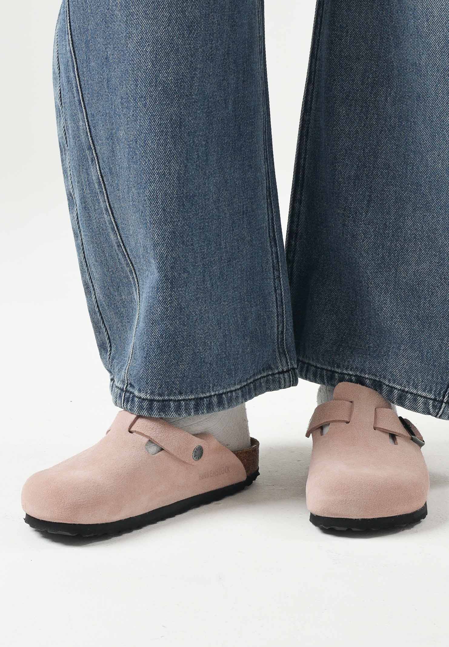 BIRKENSTOCK Ciabatte Boston rosa da donna 1031635 . BIRKENSTOCK