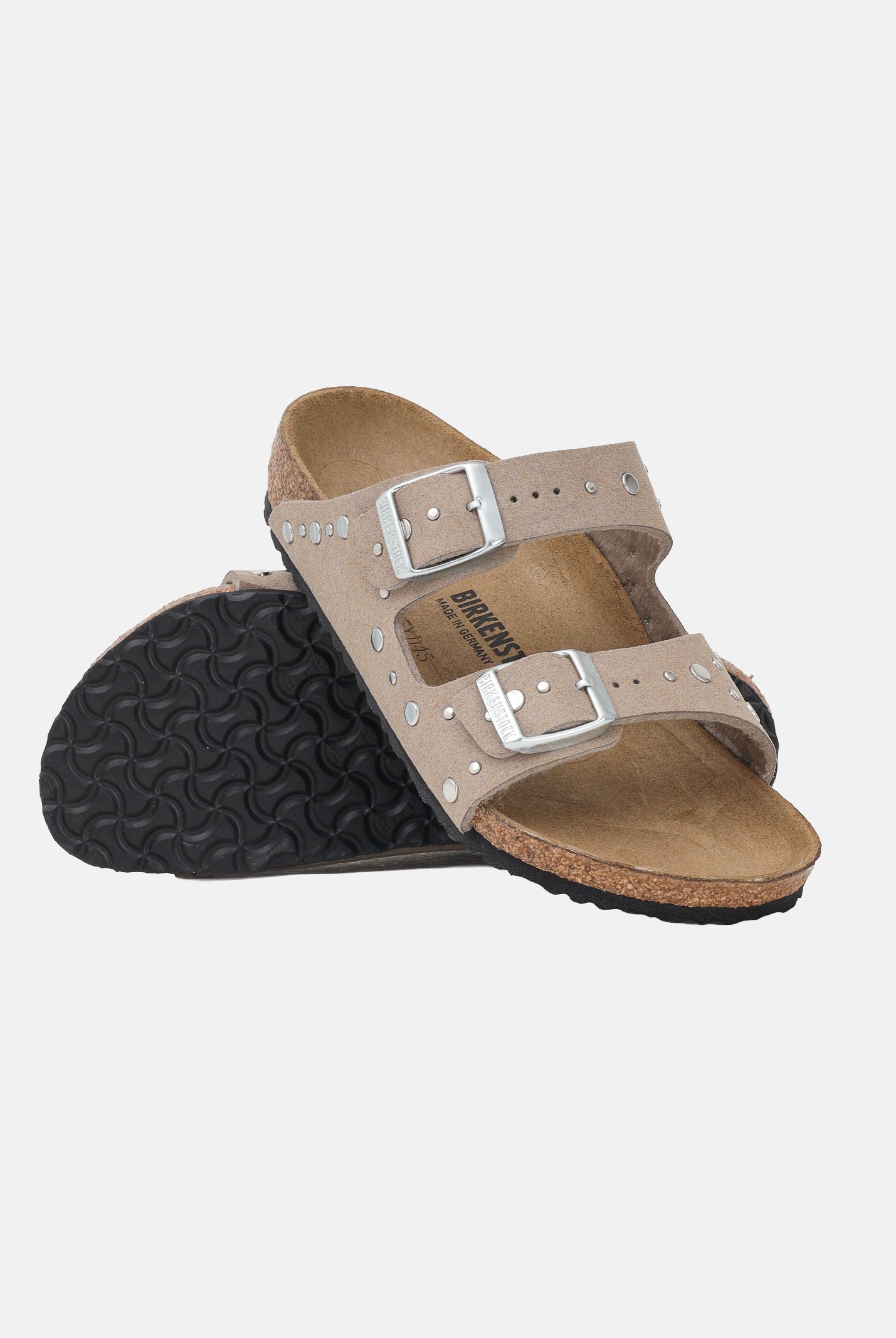 BIRKENSTOCK Ciabatte Arizona Rivet Border beige da bambina 1031708J . BIRKENSTOCK