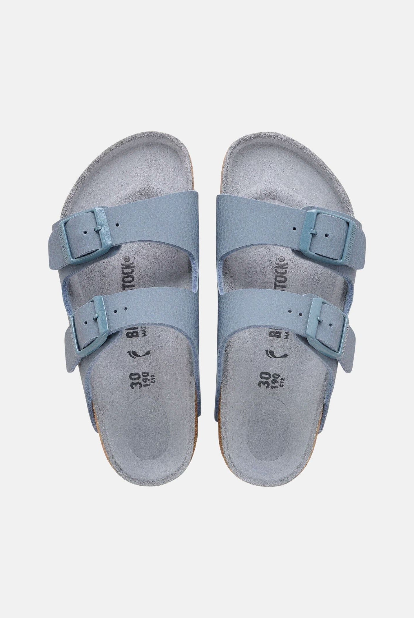 BIRKENSTOCK Sandali ARIZONA azzurro chiaro, per uomo e donna con doppia fascia 1031774 . BIRKENSTOCK