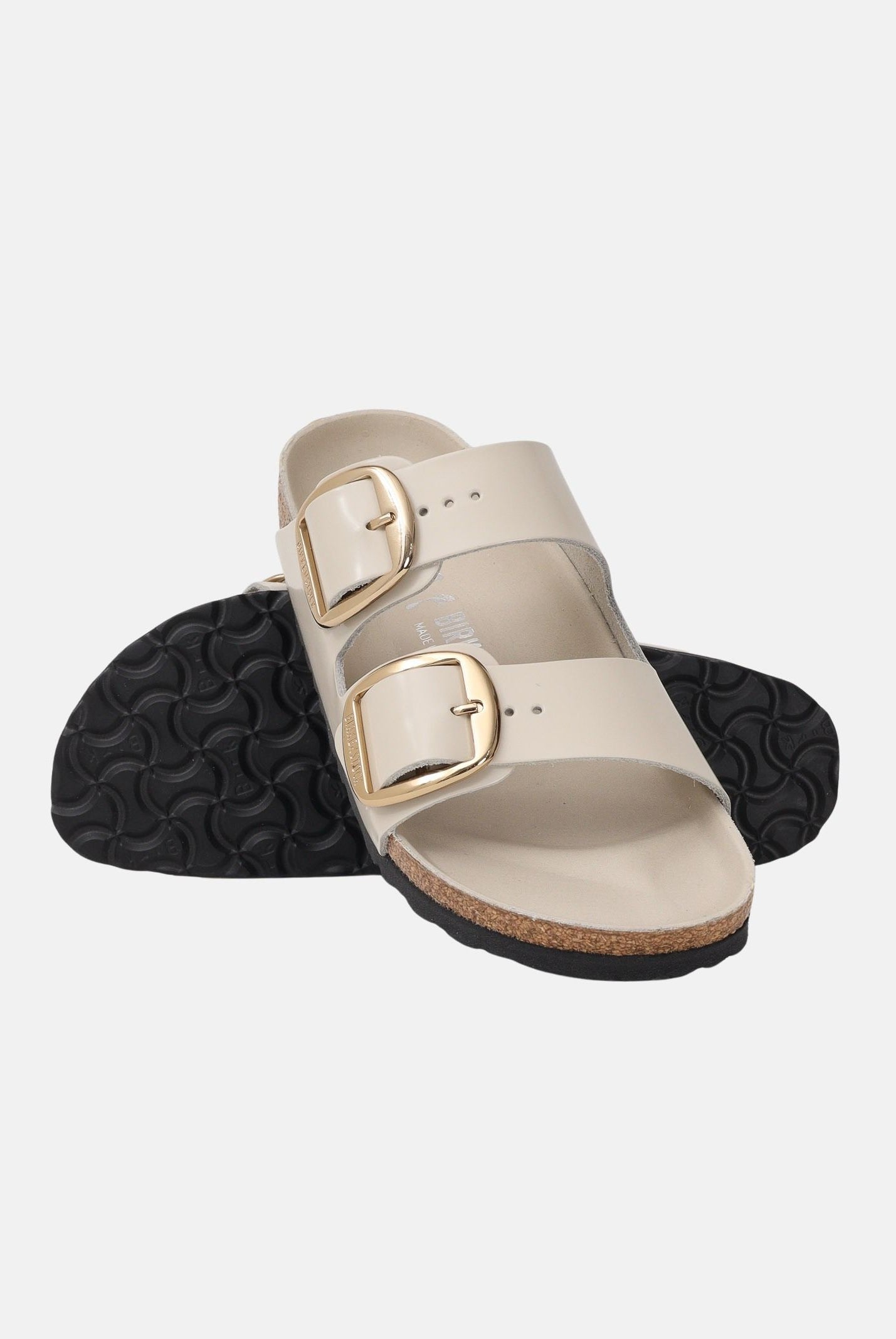 BIRKENSTOCK Caiabatte Arizona Big Buckle panna da donna 1031873 . BIRKENSTOCK