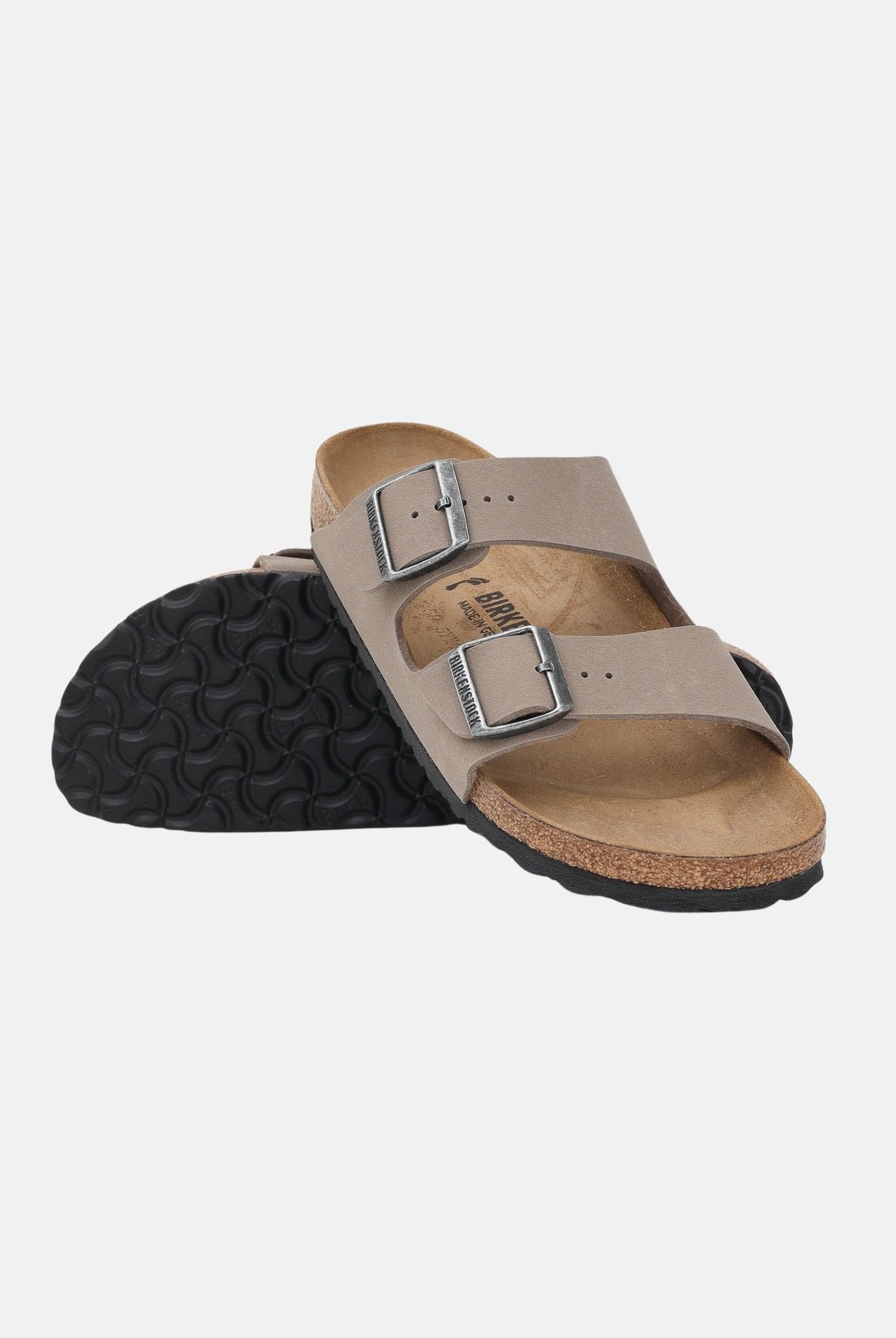 BIRKENSTOCK Ciabatte Arizona taupe da uomo 1032070 . BIRKENSTOCK
