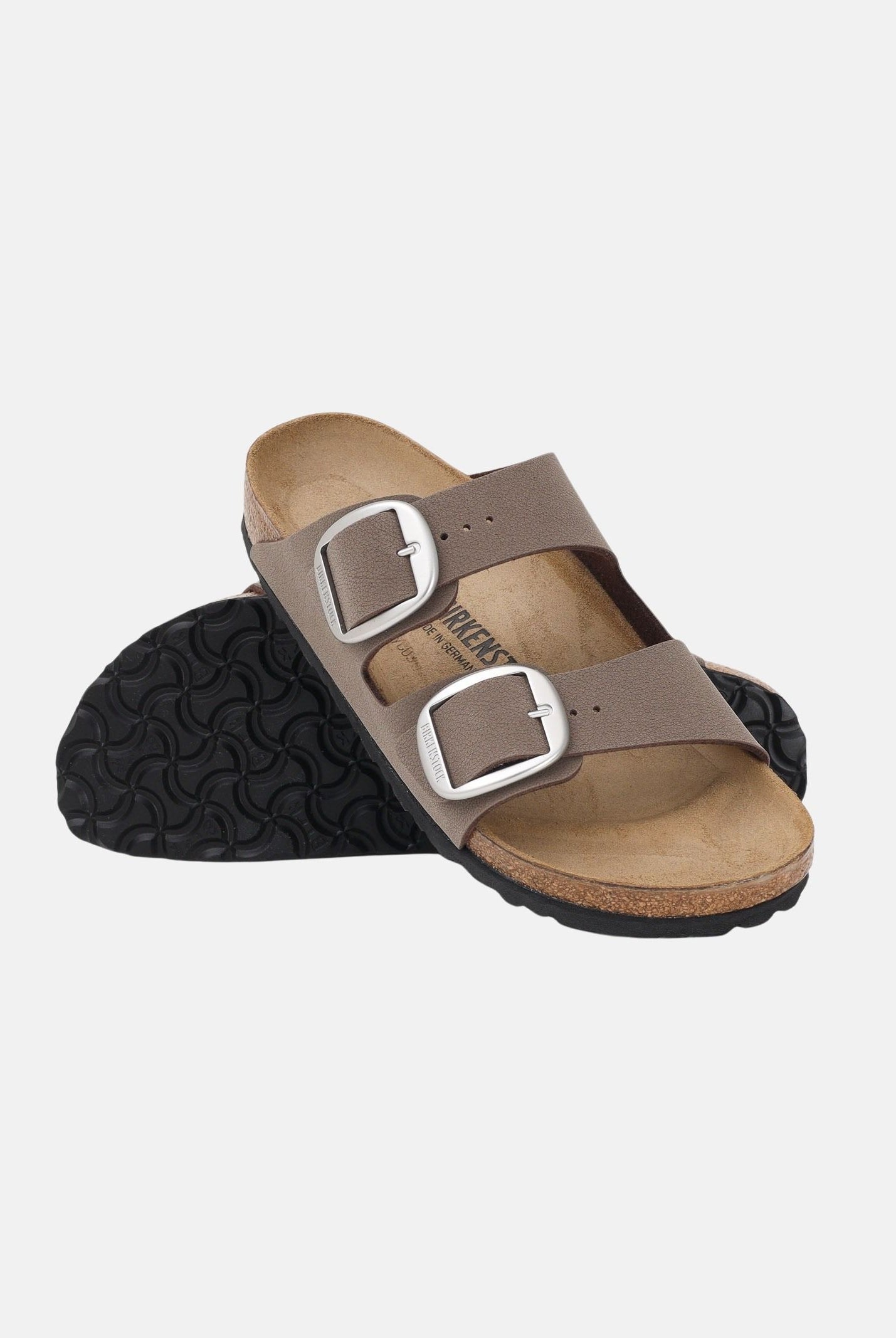 BIRKENSTOCK Ciabatte Arizona Big Buckle Hex mocca per uomo e donna 1032081 . BIRKENSTOCK