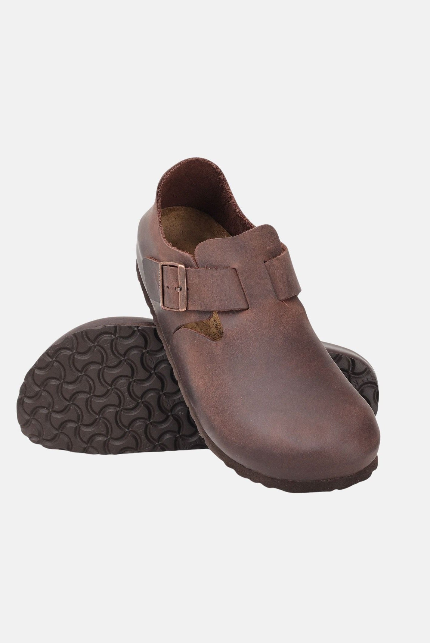 BIRKENSTOCK Mocassini London marroni da uomo 166533 . BIRKENSTOCK