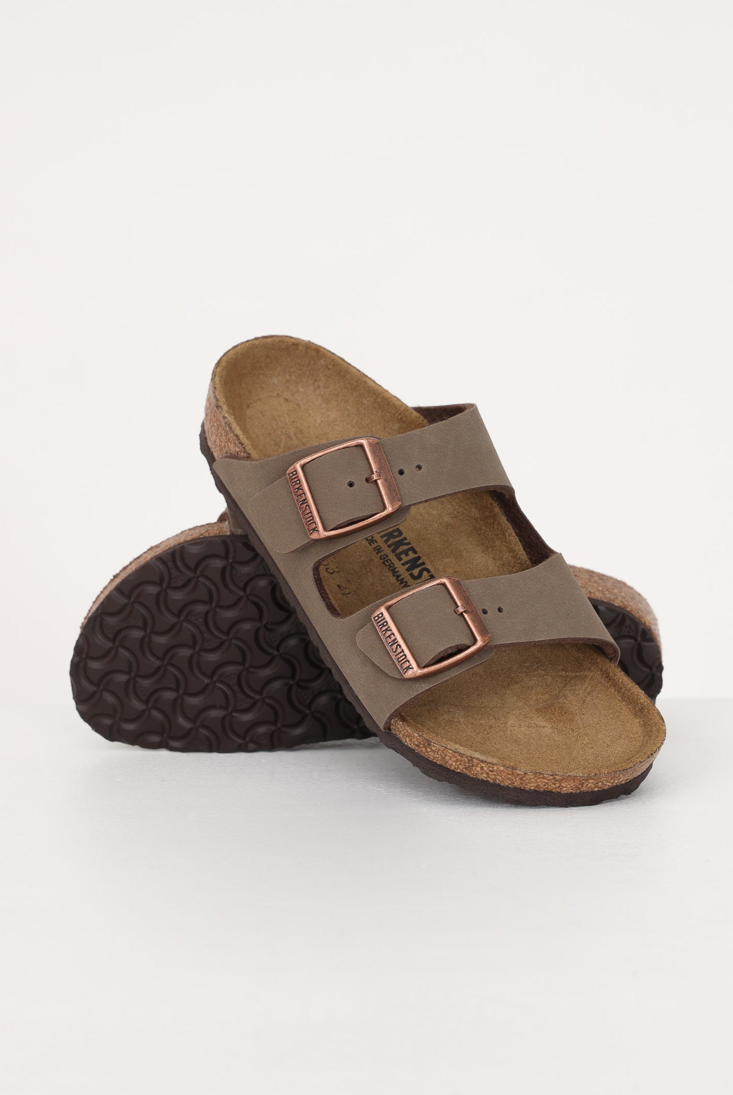 BIRKENSTOCK Ciabatte Arizona mocha per bambino e bambina 552893 . BIRKENSTOCK