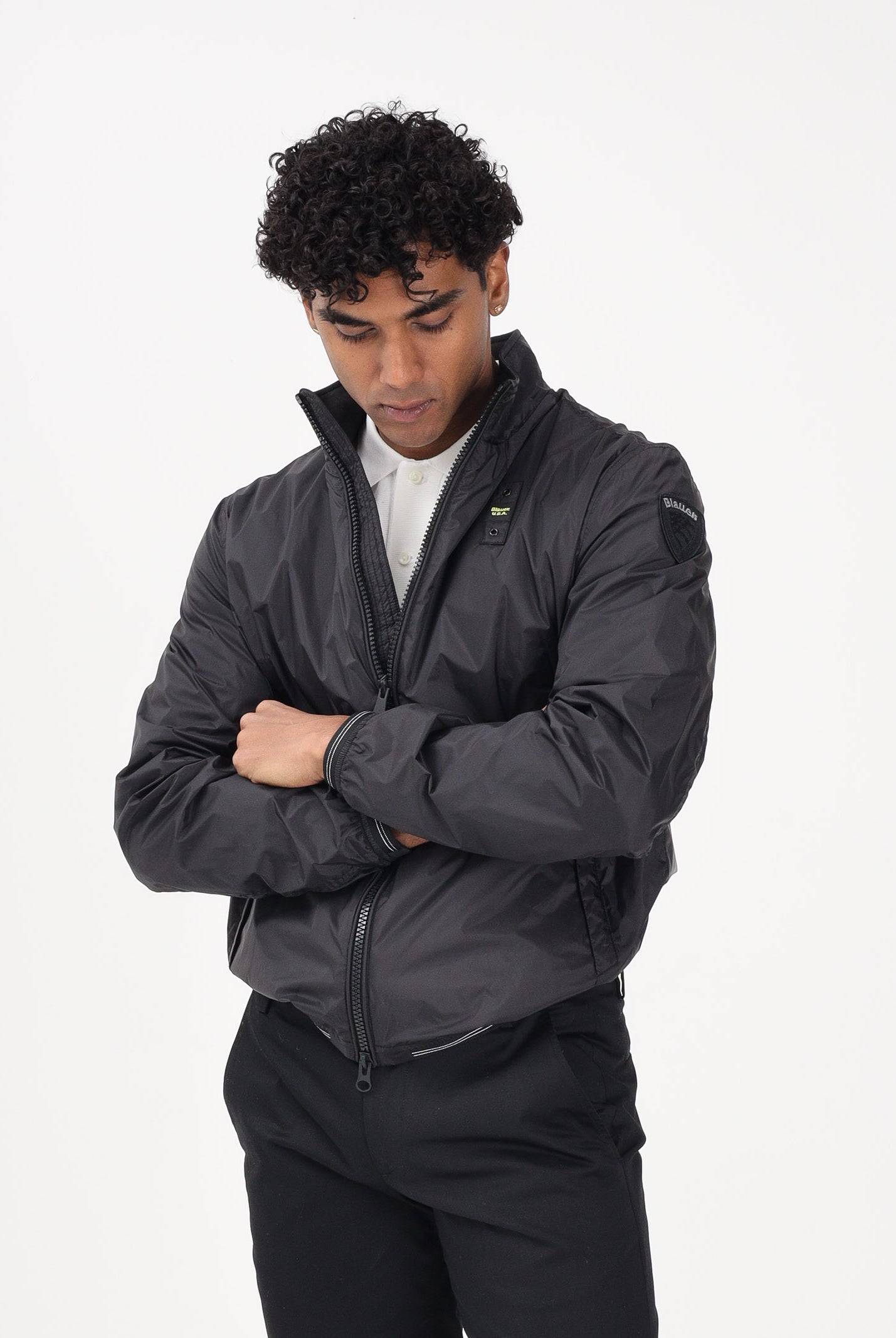 BLAUER Giacca a vento KERWIN nera da uomo 26SBLUC01106-007101 999 BLAUER
