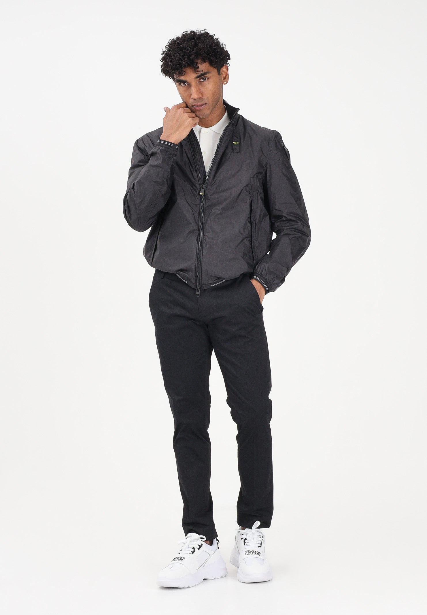 BLAUER Giacca a vento KERWIN nera da uomo 26SBLUC01106-007101 999 BLAUER