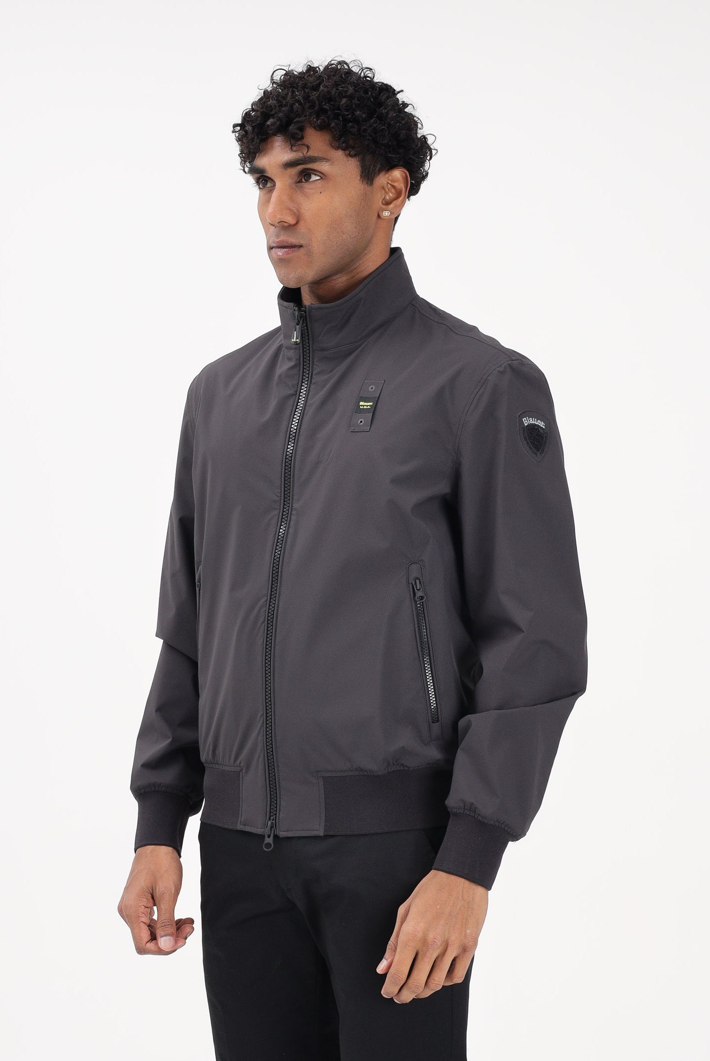 BLAUER Giacca a vento ANSON nera da uomo 26SBLUC11231-006787 999 BLAUER