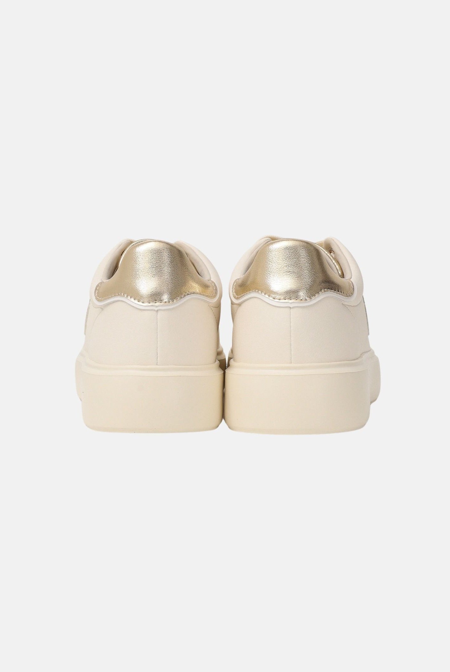 BLAUER Sneakers panna e oro da donna con logo S6VENUS01-LEM CRPL BLAUER