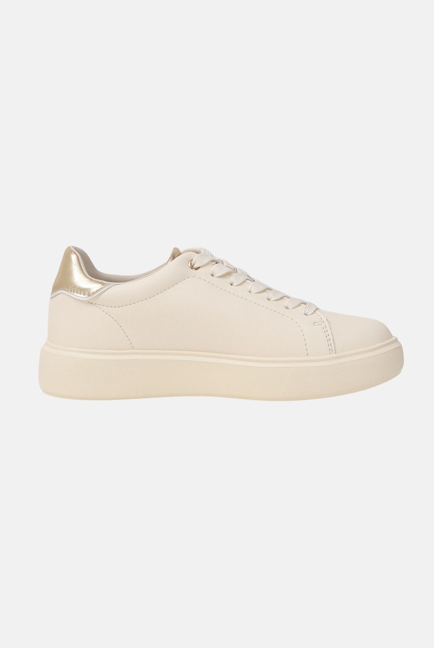 BLAUER Sneakers panna e oro da donna con logo S6VENUS01-LEM CRPL BLAUER