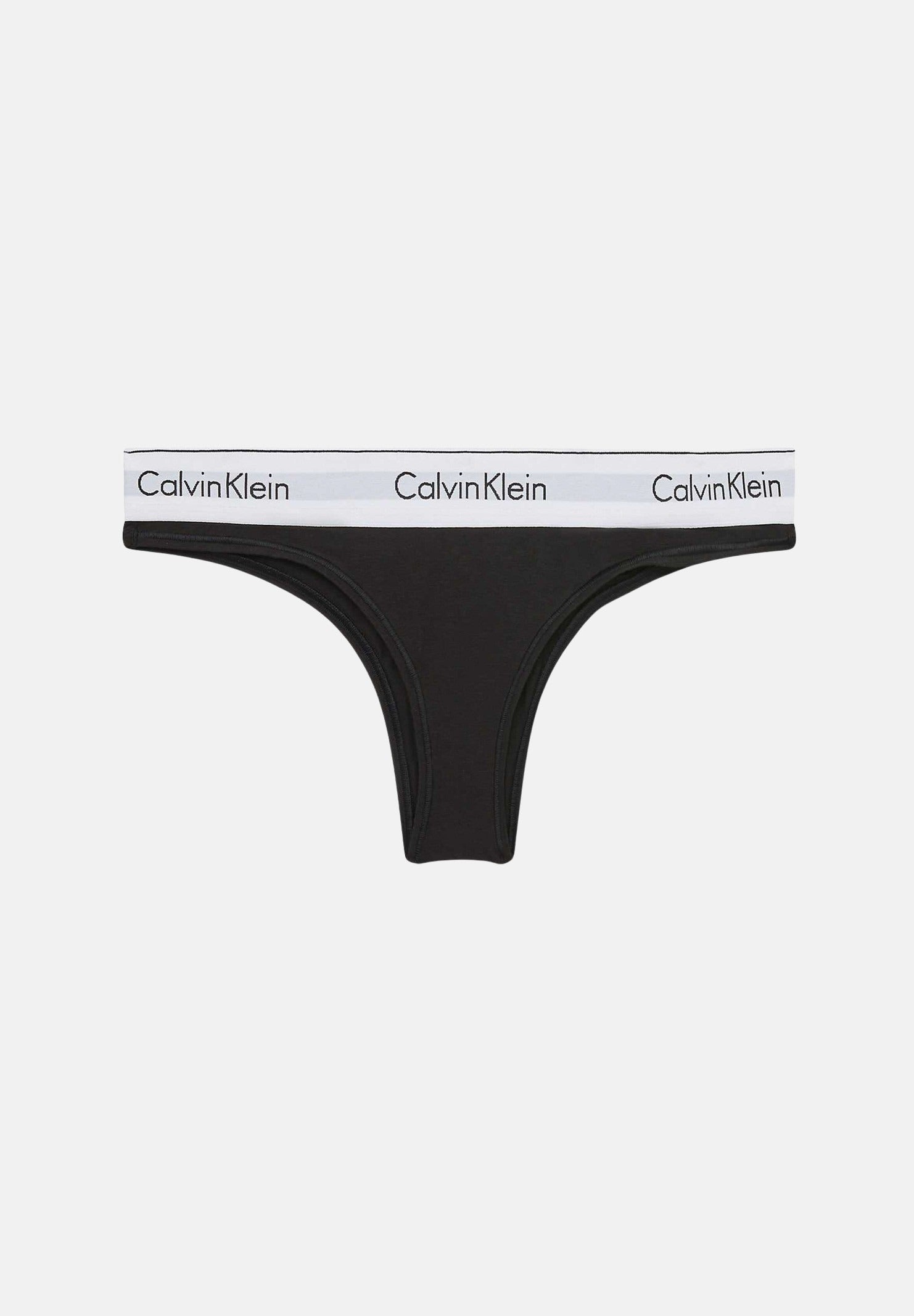 CALVIN KLEIN Slip nero da donna con elastico logato 000QF5981E UB1 CALVIN KLEIN