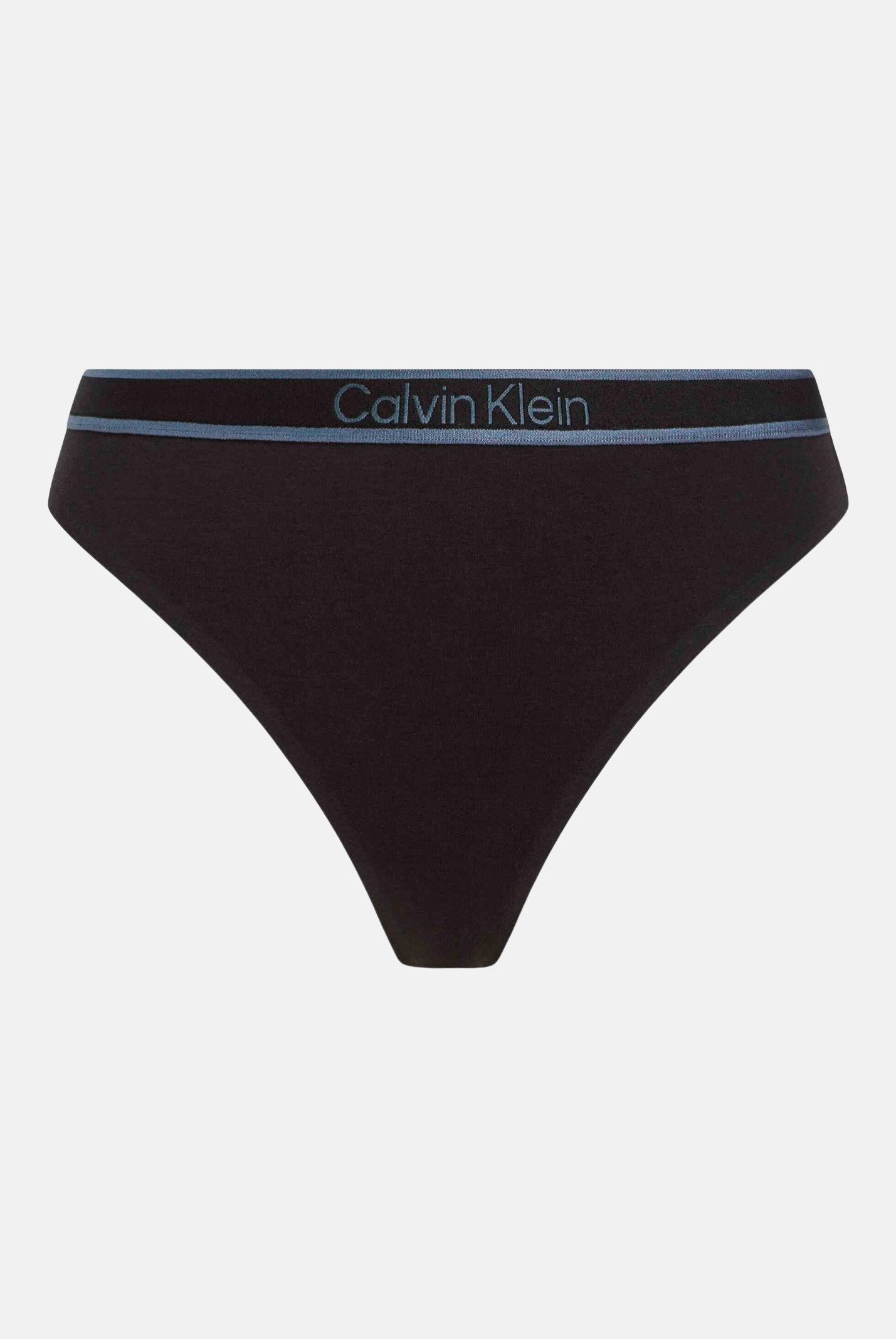 CALVIN KLEIN Perizoma nero da donna con elastico logato 000QF7954E UB1 CALVIN KLEIN