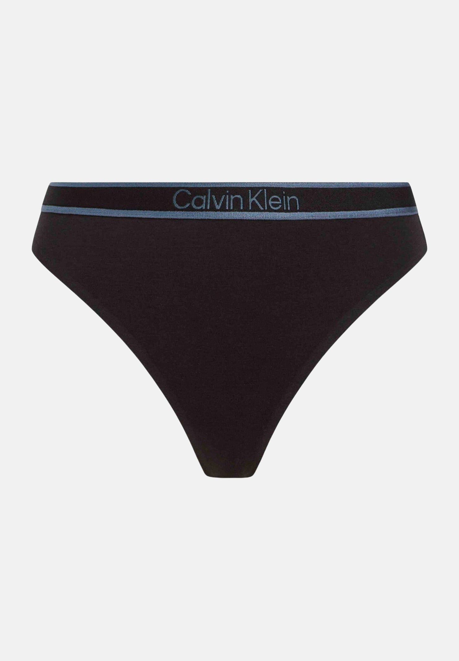 CALVIN KLEIN Perizoma nero da donna con elastico logato 000QF7954E UB1 CALVIN KLEIN