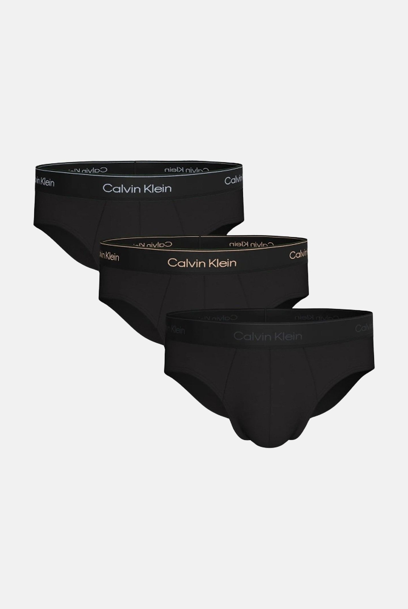 CALVIN KLEIN Slip (3 paia) neri da uomo LV00NB4388 40I CALVIN KLEIN