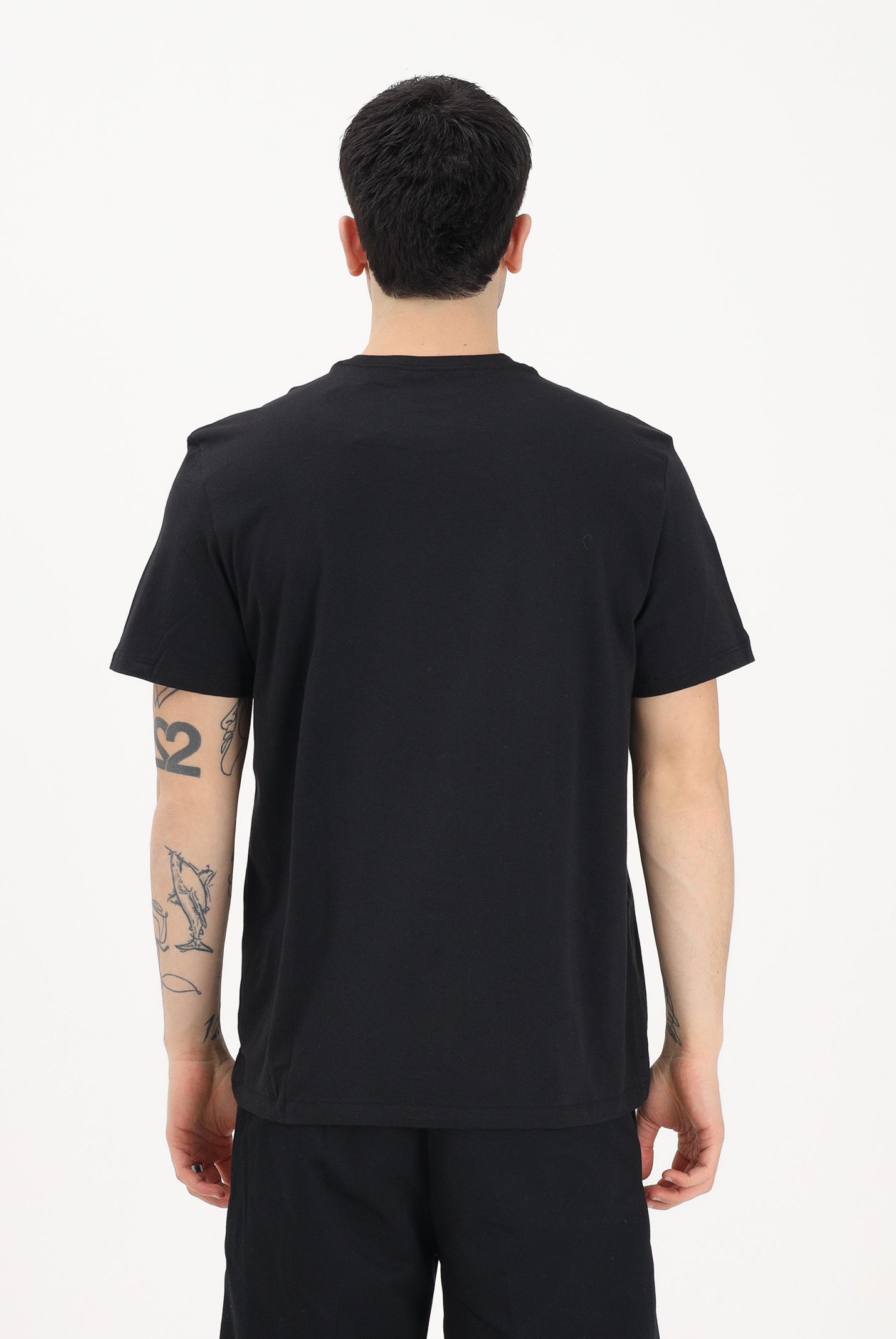 CALVIN KLEIN JEANS T-shirt a manica corta nera da uomo con logo LV04RB866G UB1 CALVIN KLEIN JEANS